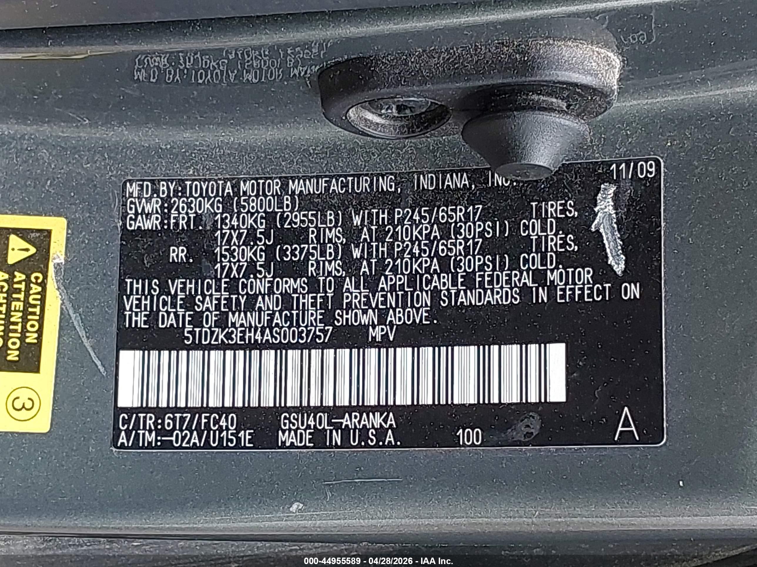 TOYOTA HIGHLANDER image 9