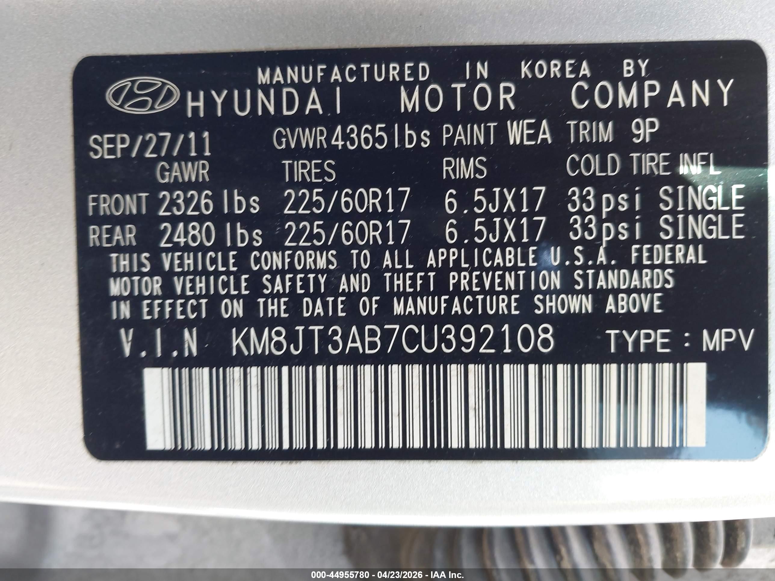 HYUNDAI TUCSON image 9