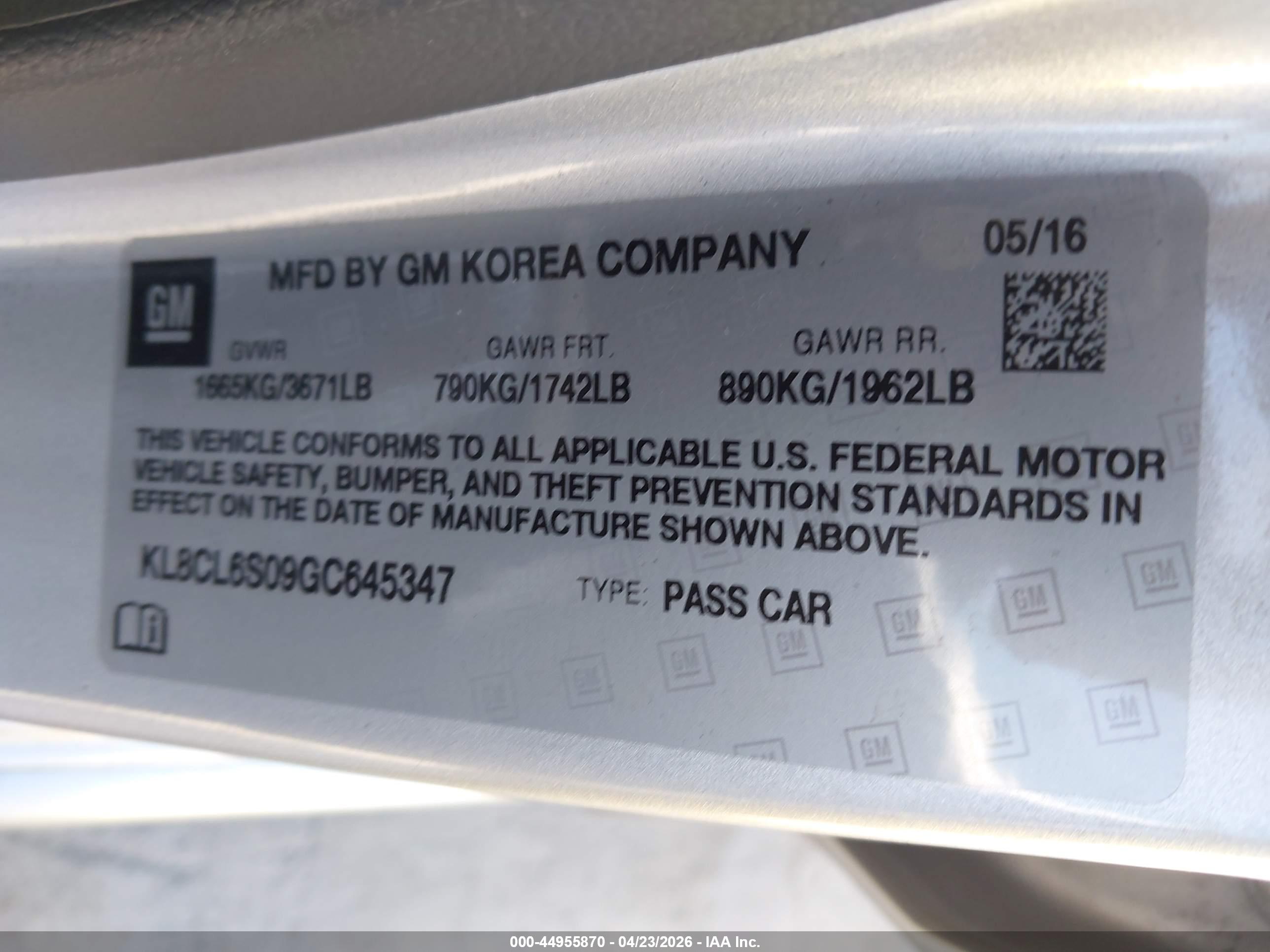 CHEVROLET SPARK image 9