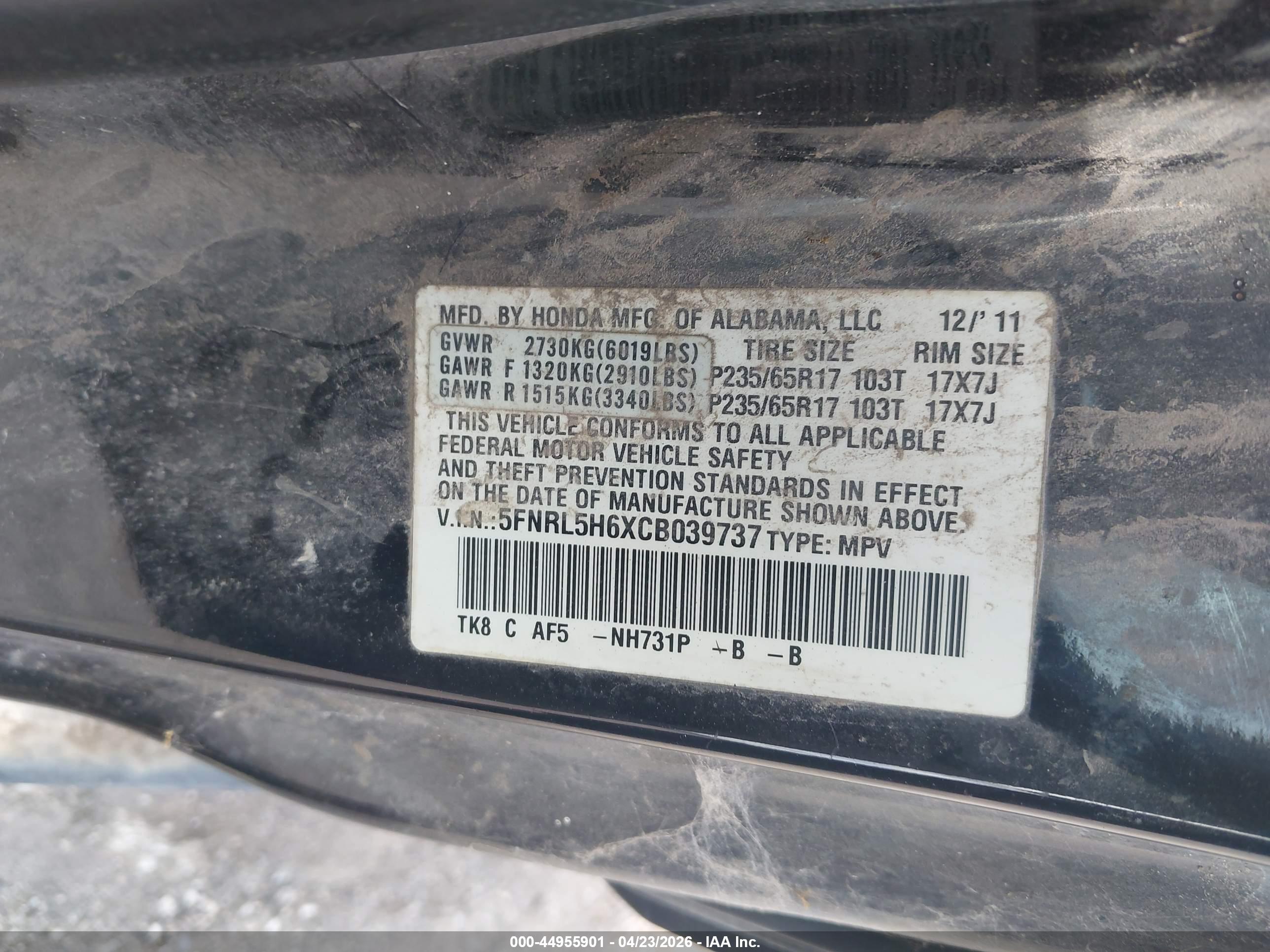 HONDA ODYSSEY image 9