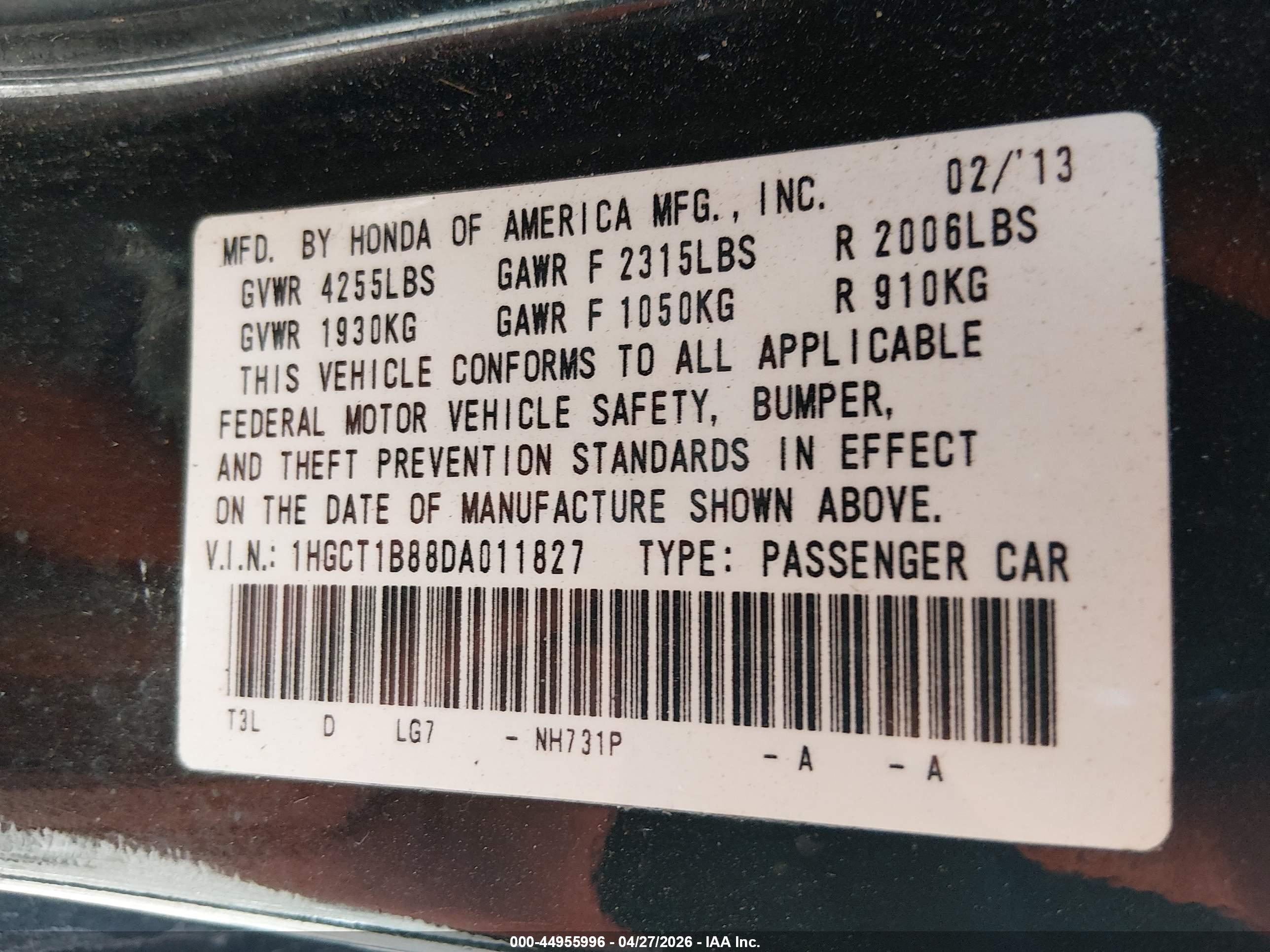 HONDA ACCORD image 9