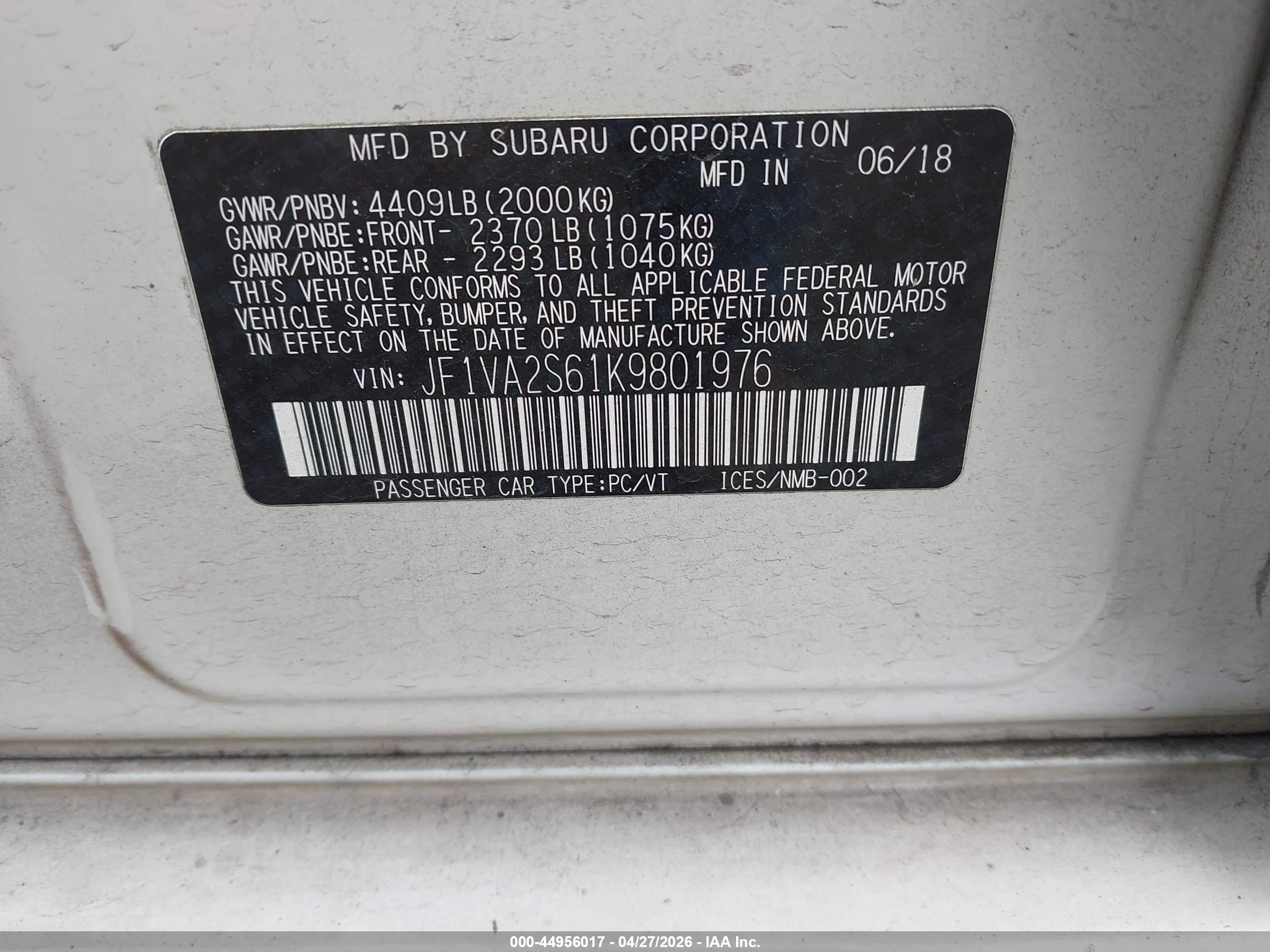 SUBARU WRX image 9