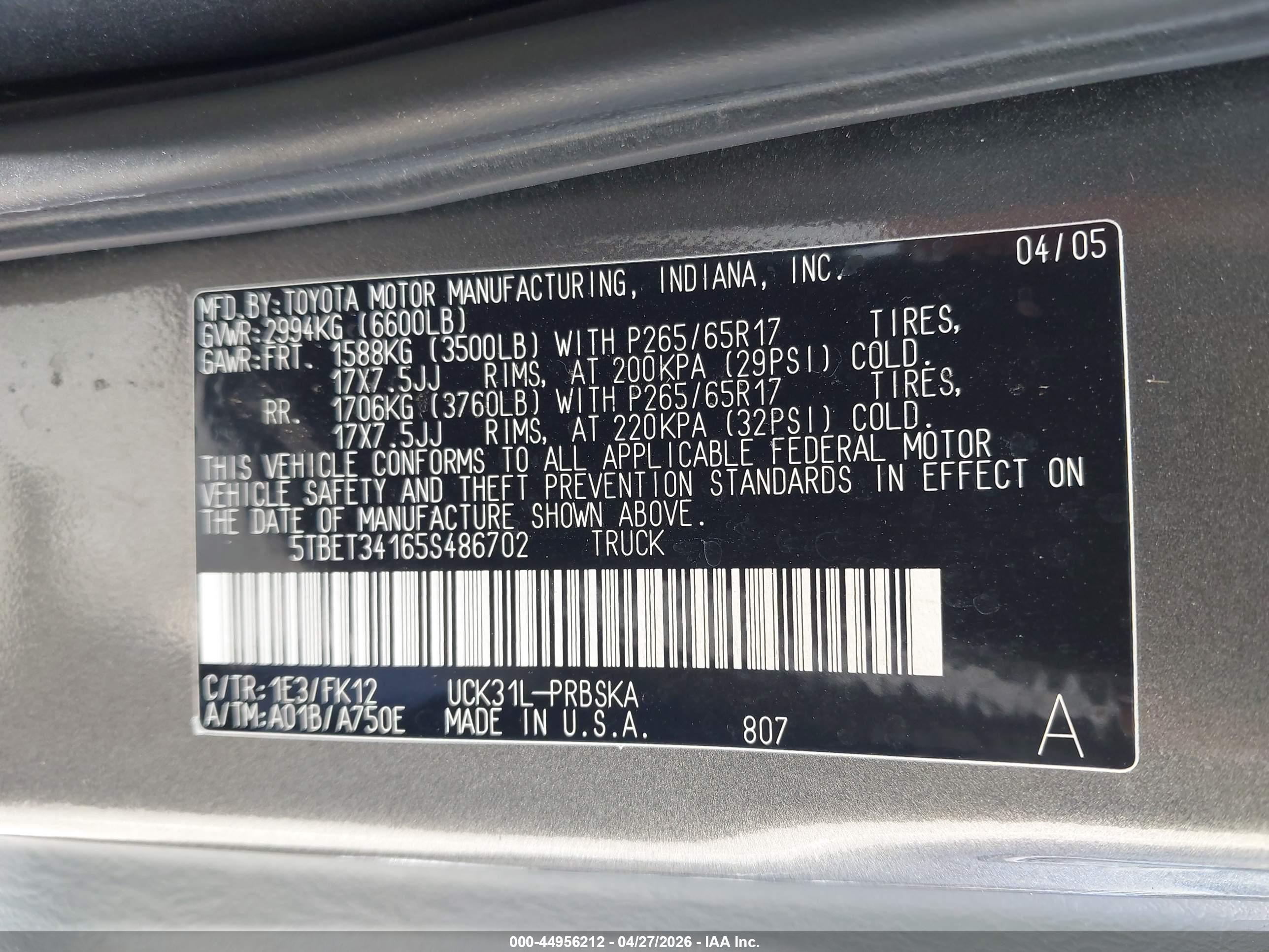 TOYOTA TUNDRA image 9