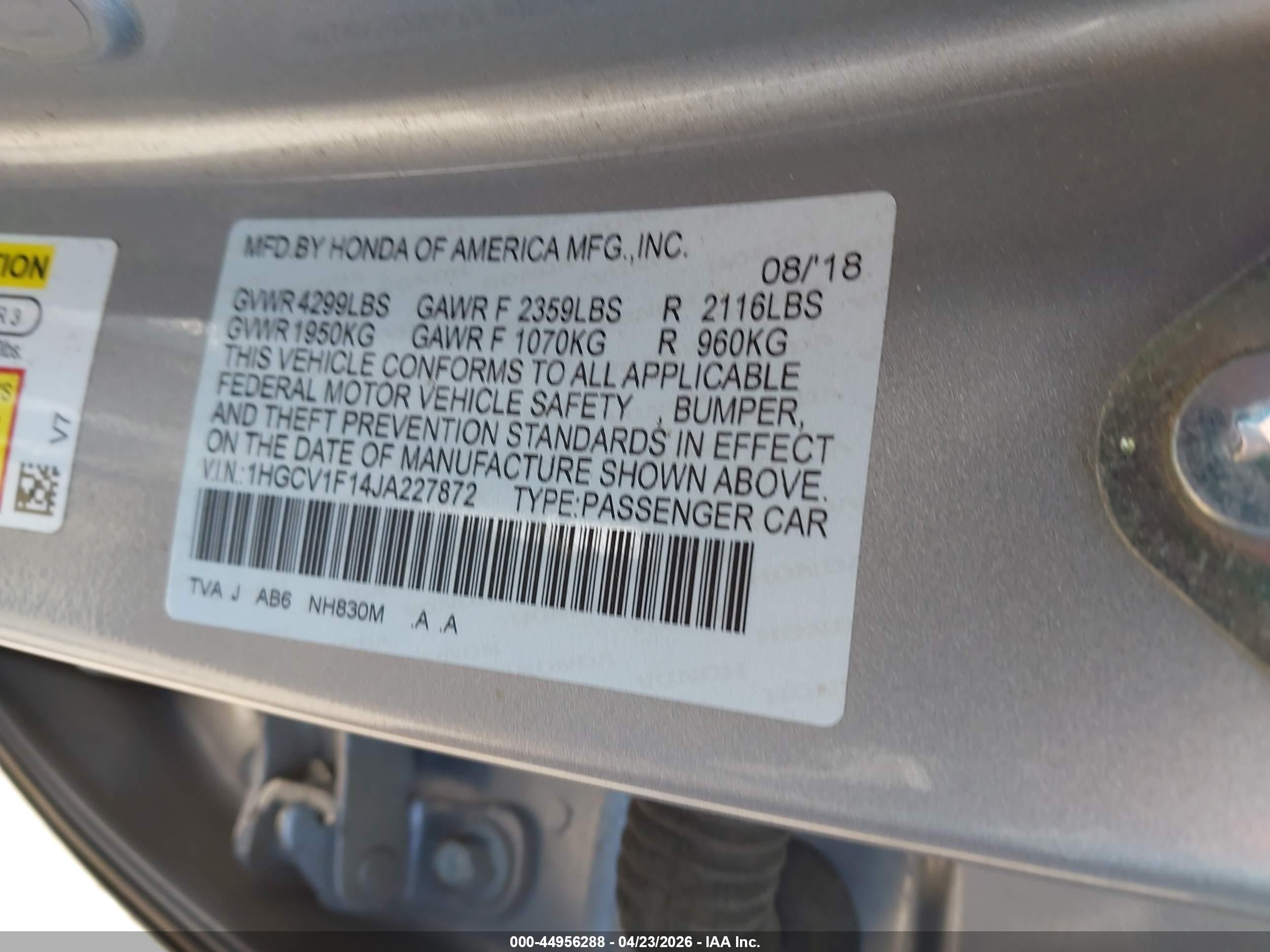 HONDA ACCORD image 9