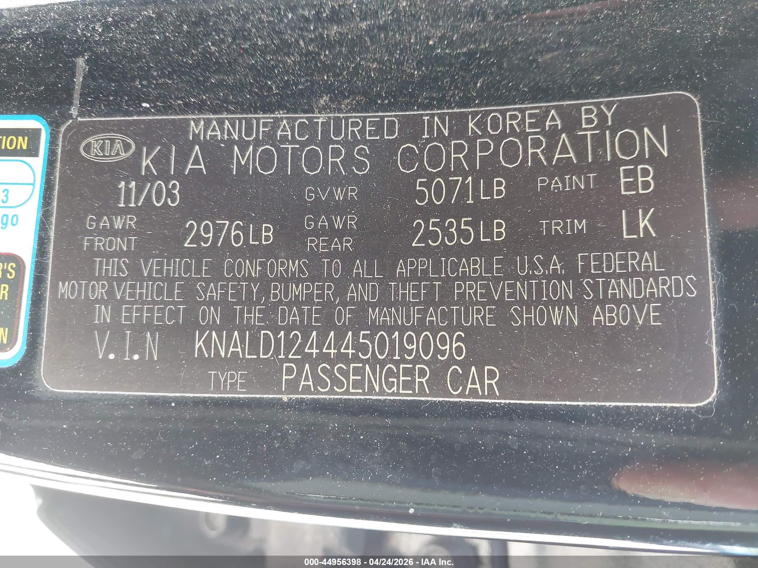 KIA AMANTI image 9