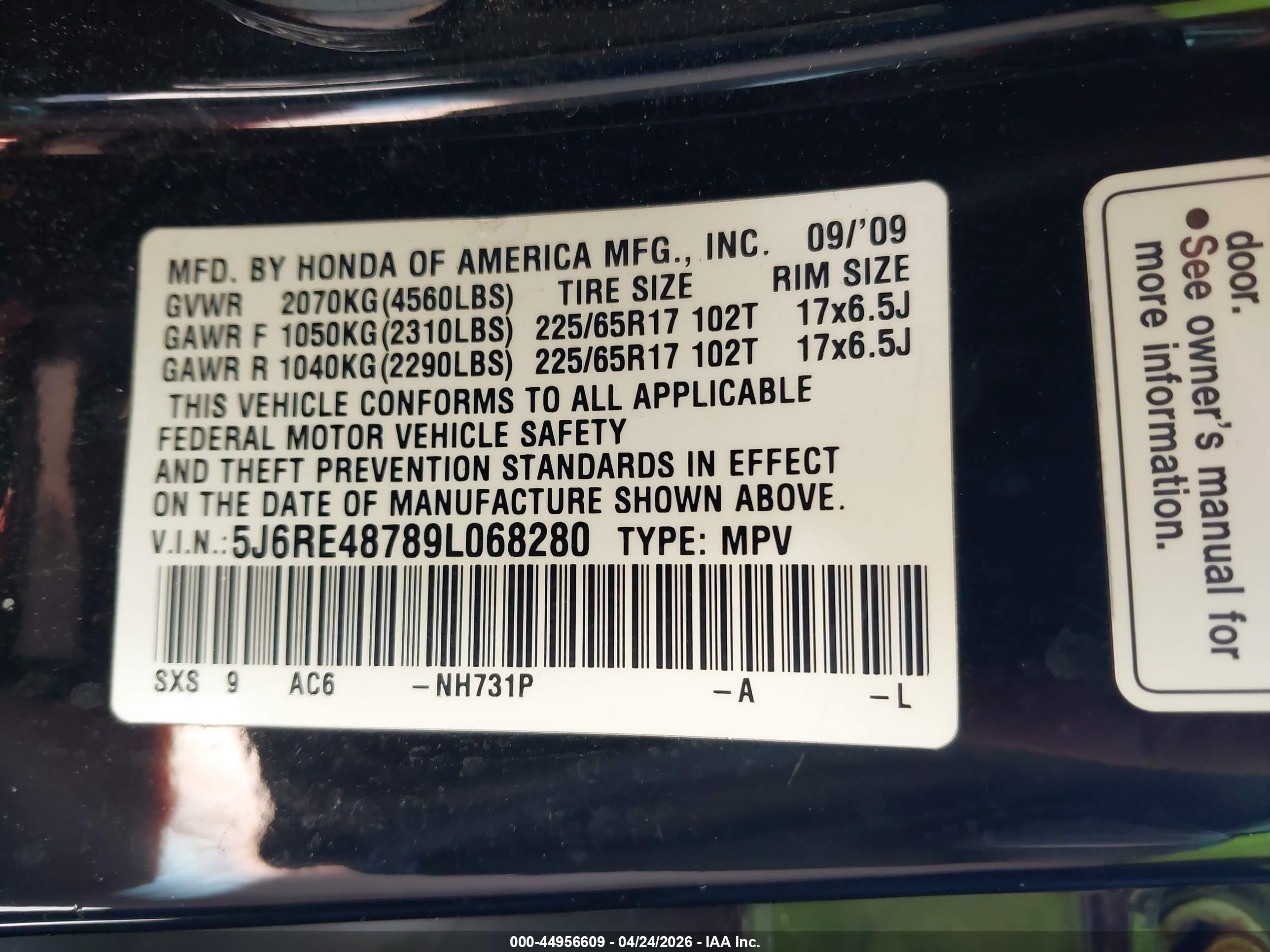 HONDA CR-V image 9