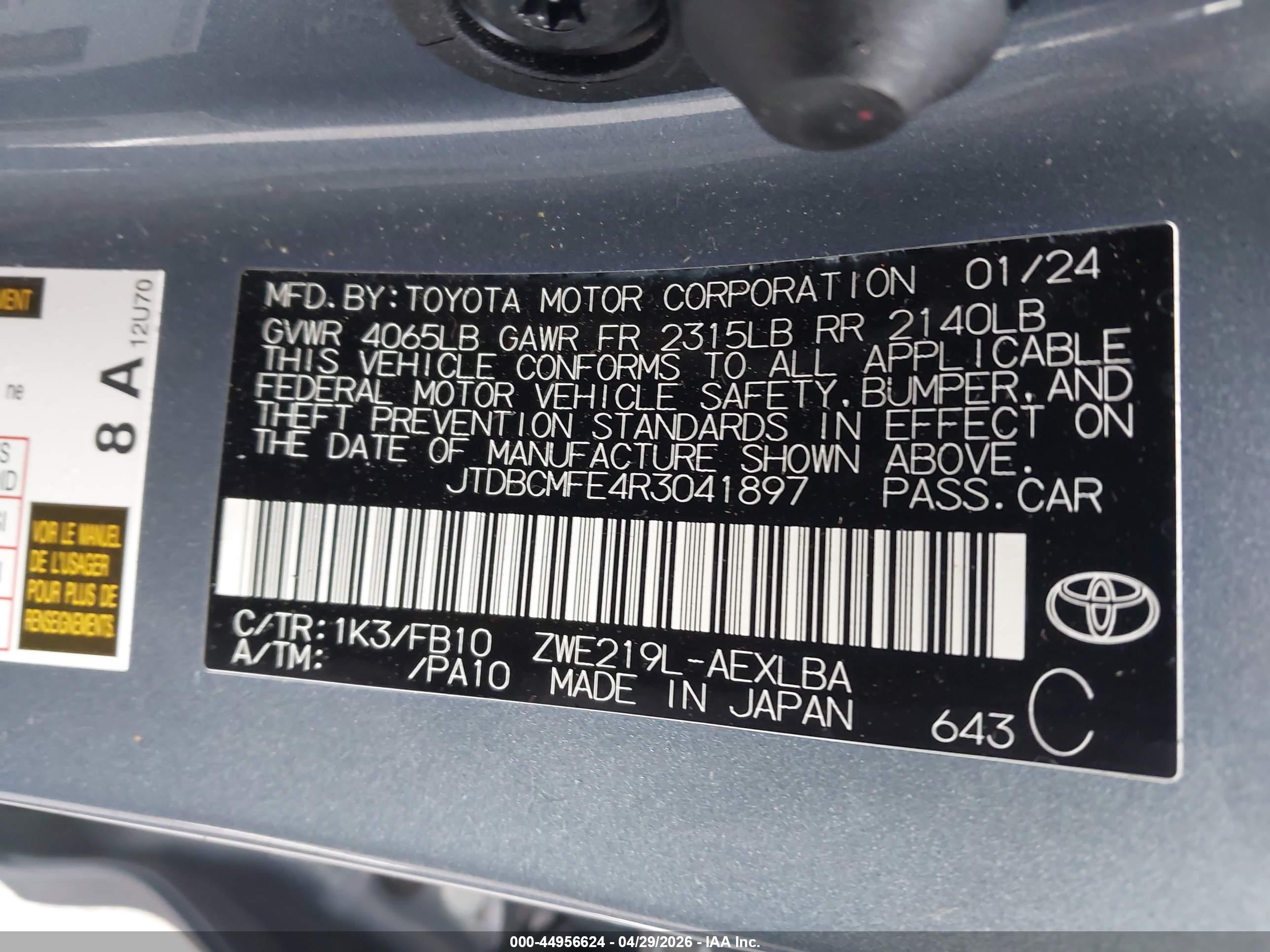 TOYOTA COROLLA image 9