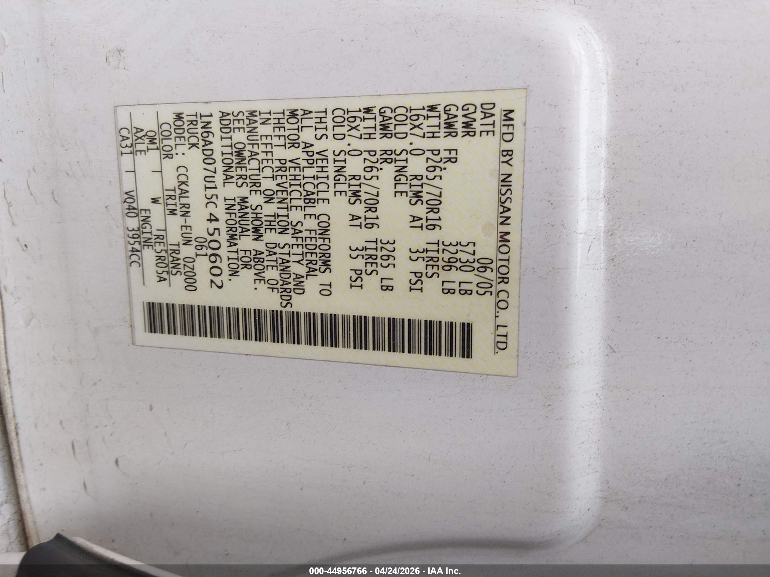 NISSAN FRONTIER image 9