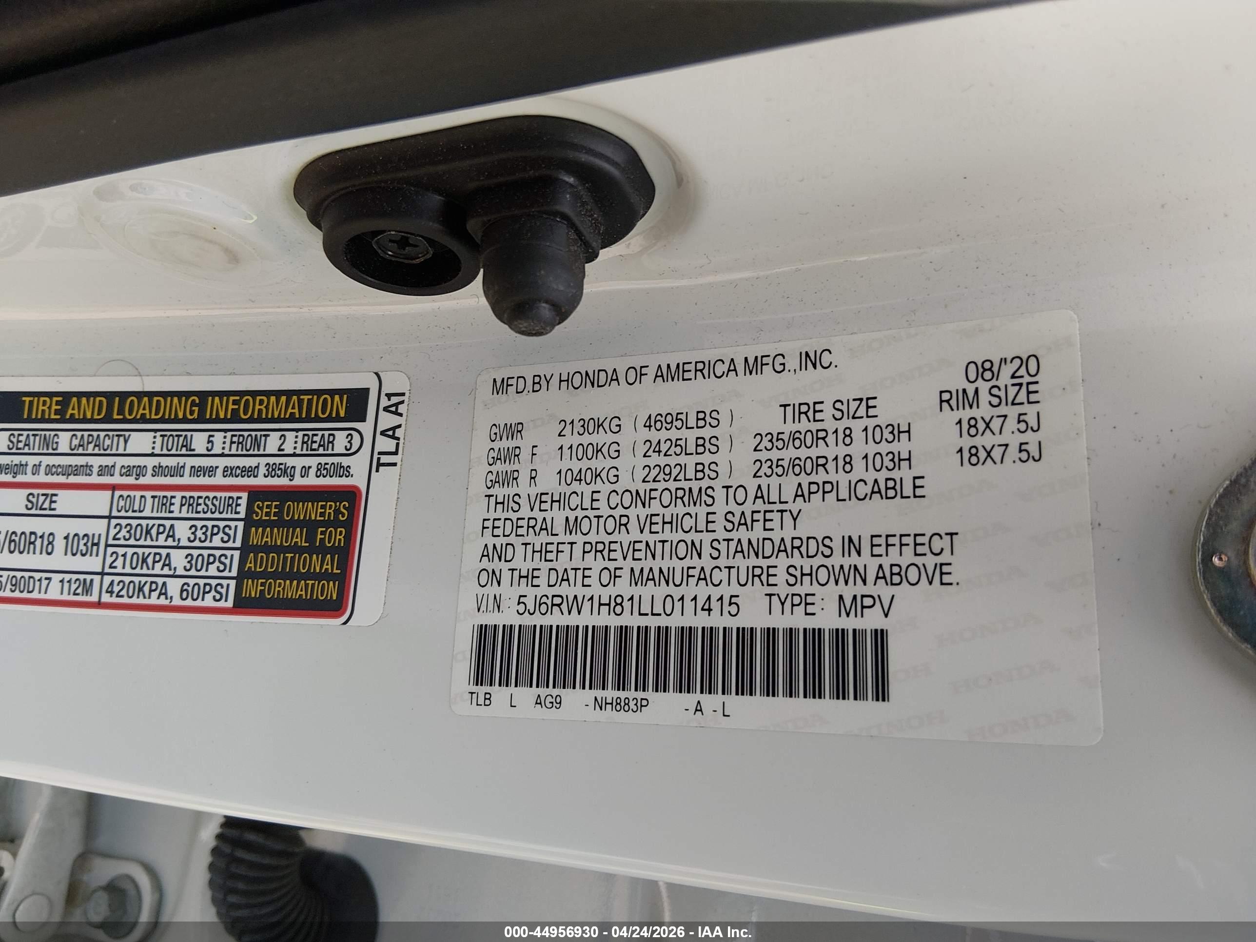 HONDA CR-V image 9