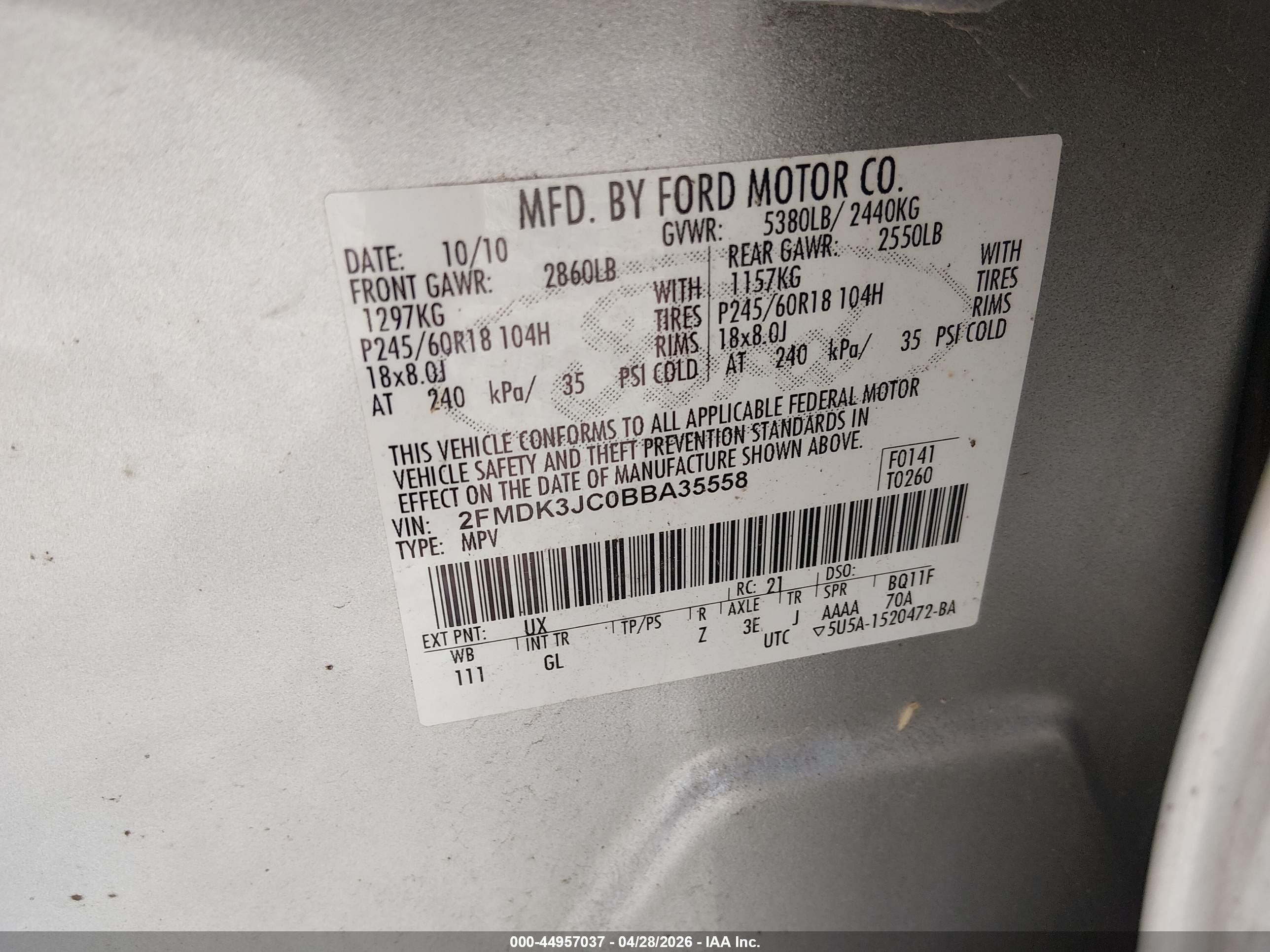 FORD EDGE image 9