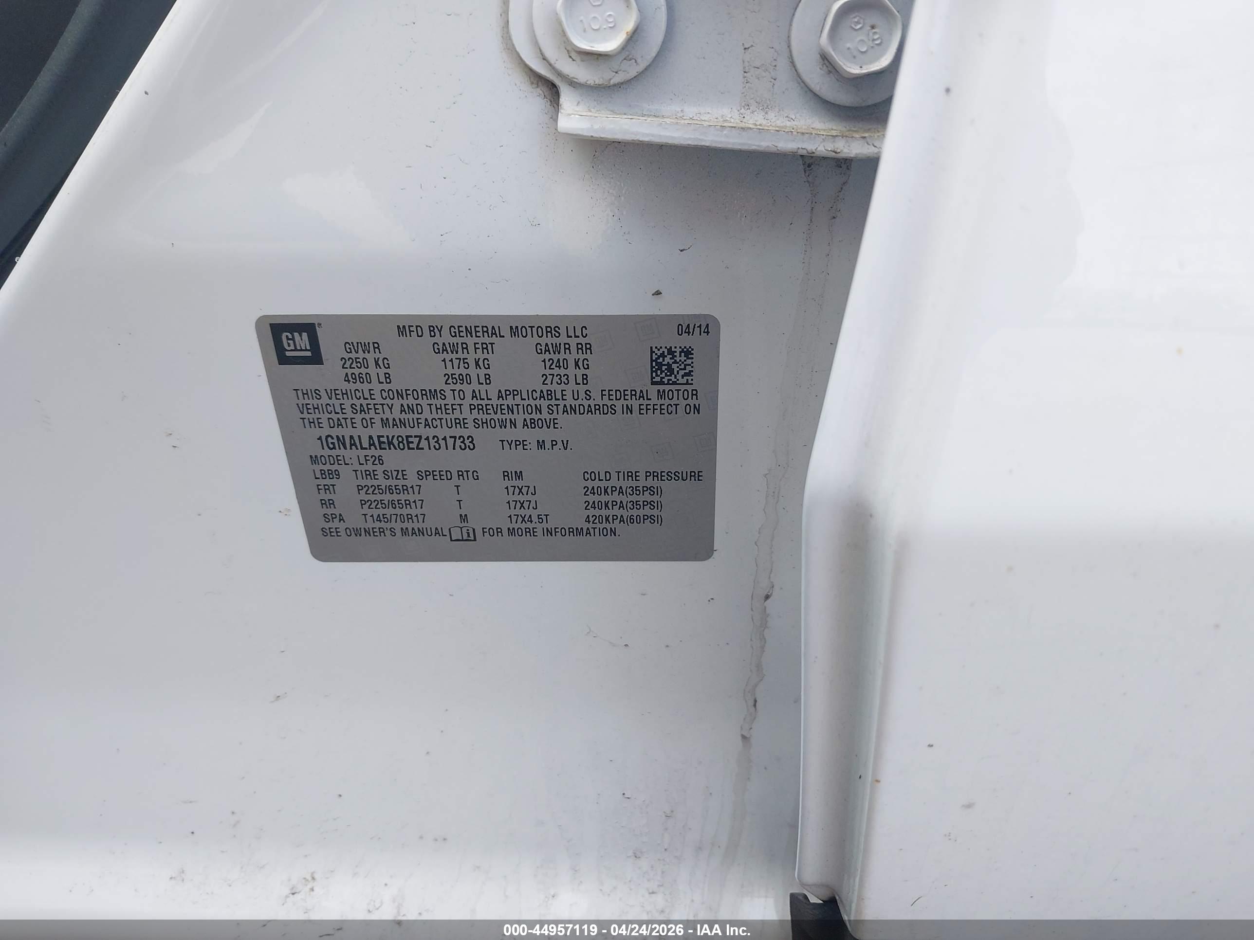 CHEVROLET EQUINOX image 9