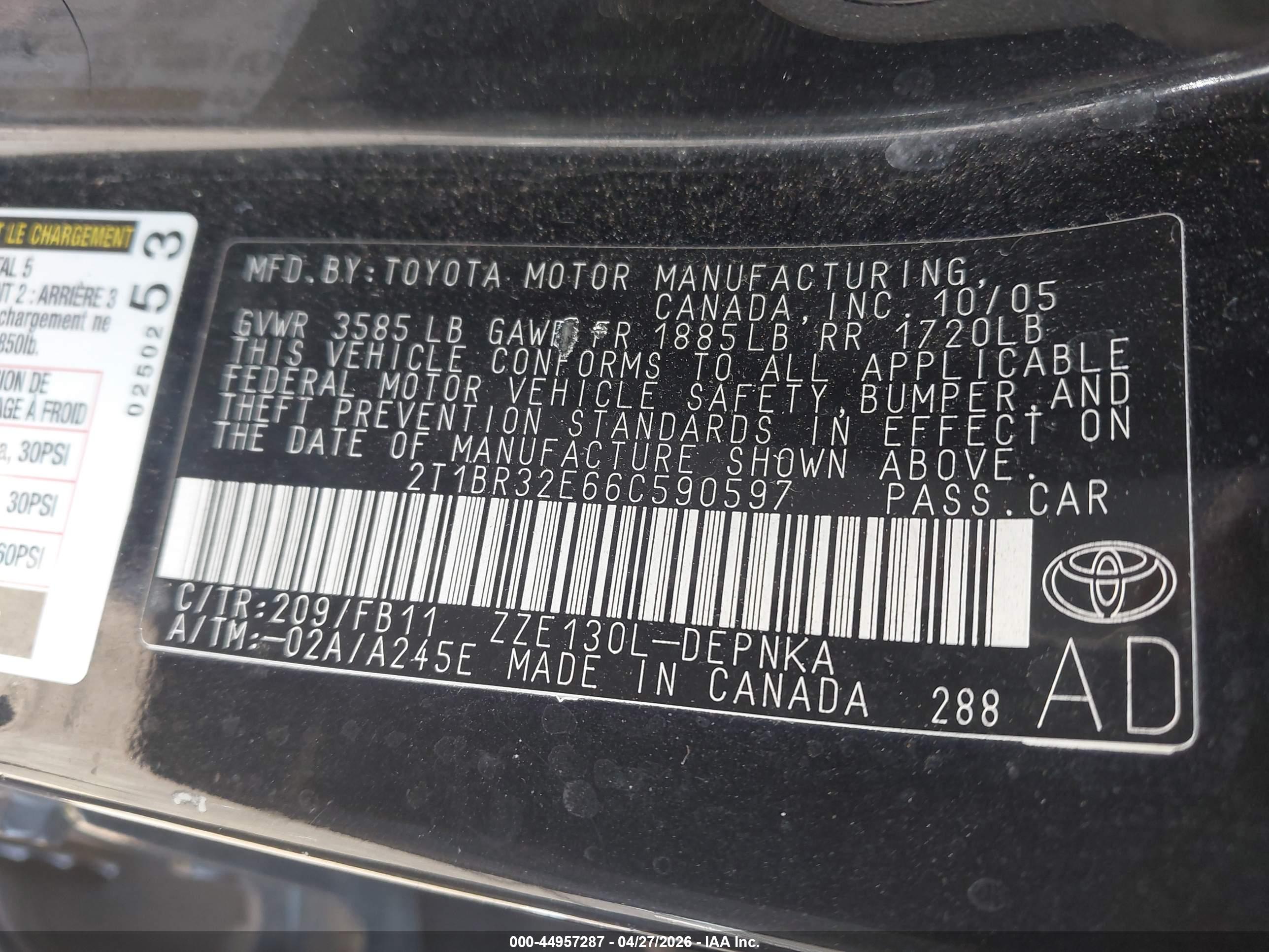 TOYOTA COROLLA image 9