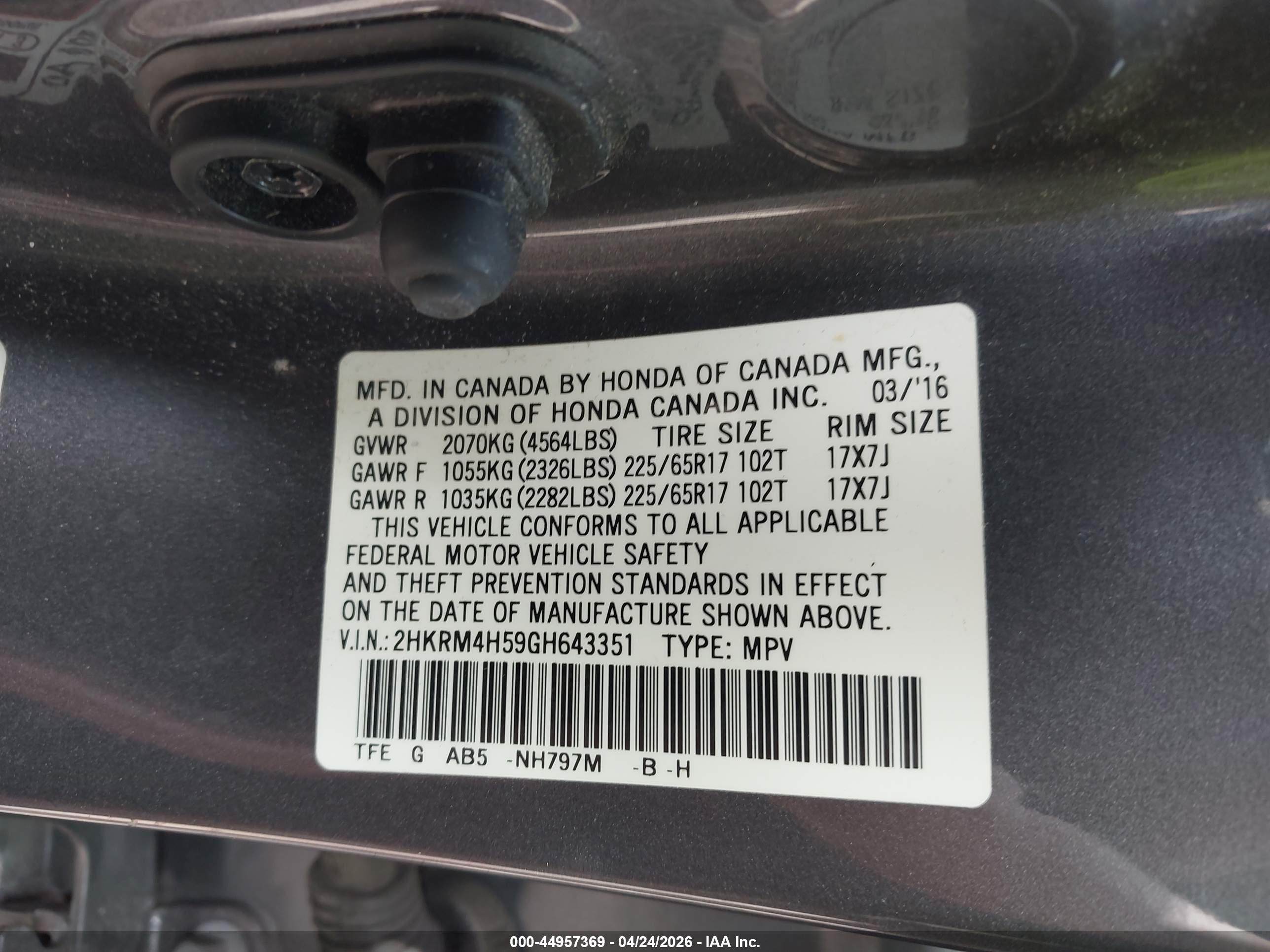 HONDA CR-V image 9