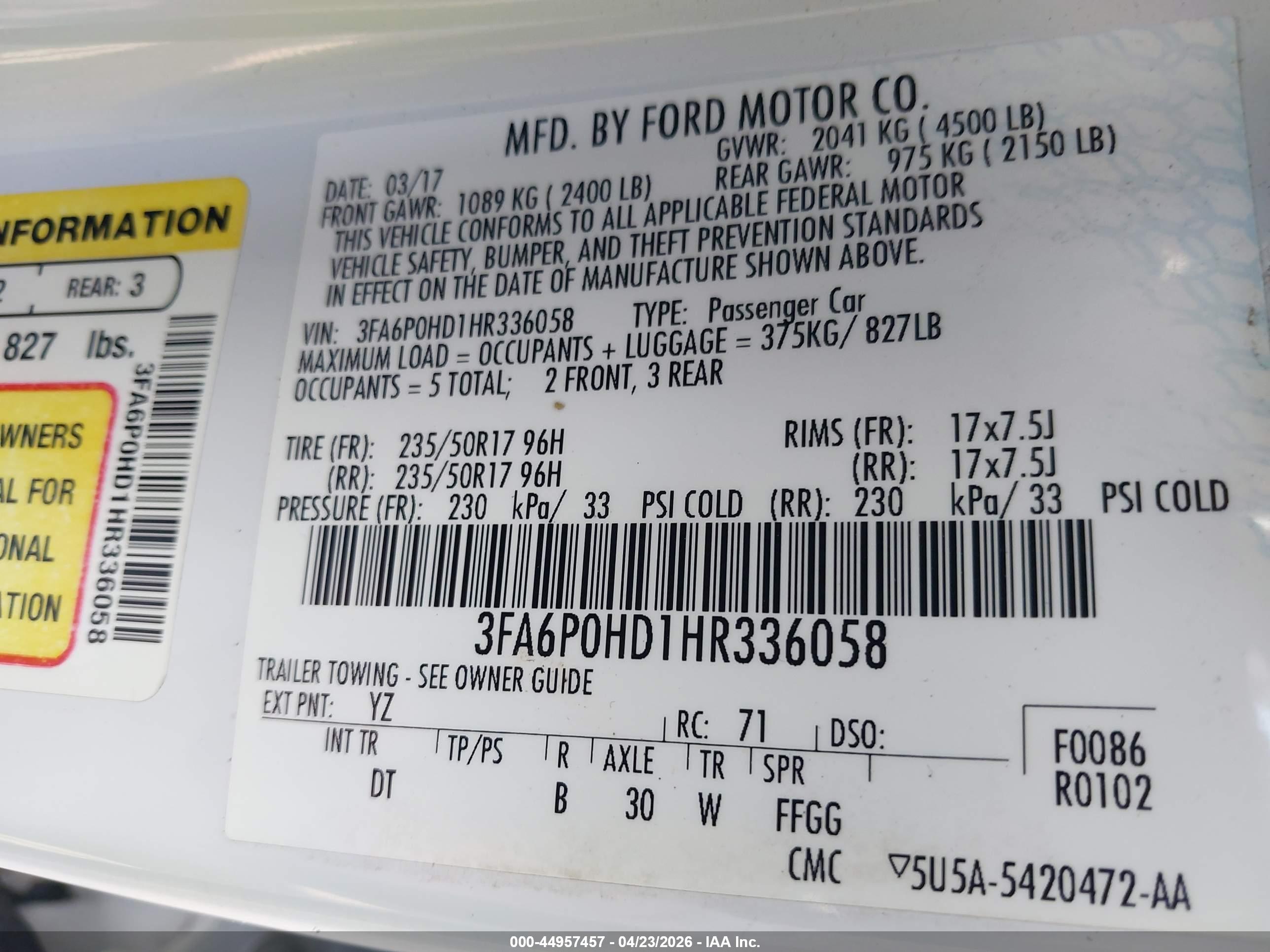 FORD FUSION image 9