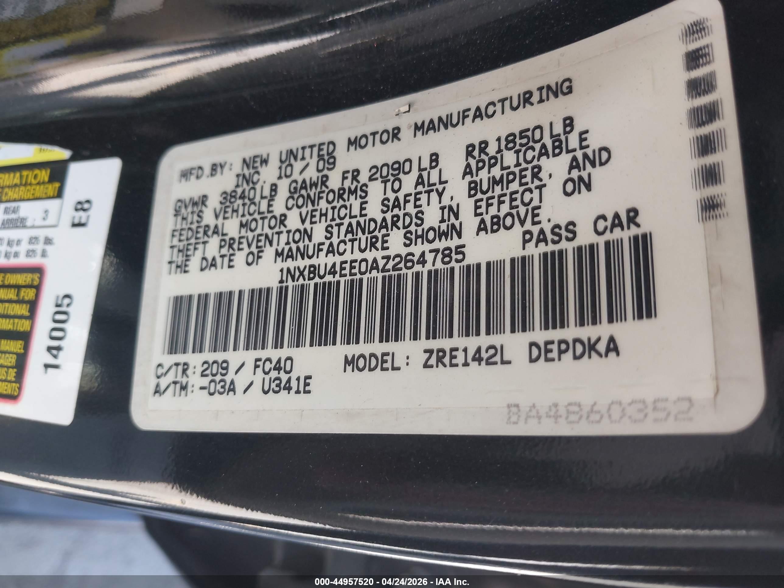 TOYOTA COROLLA image 9