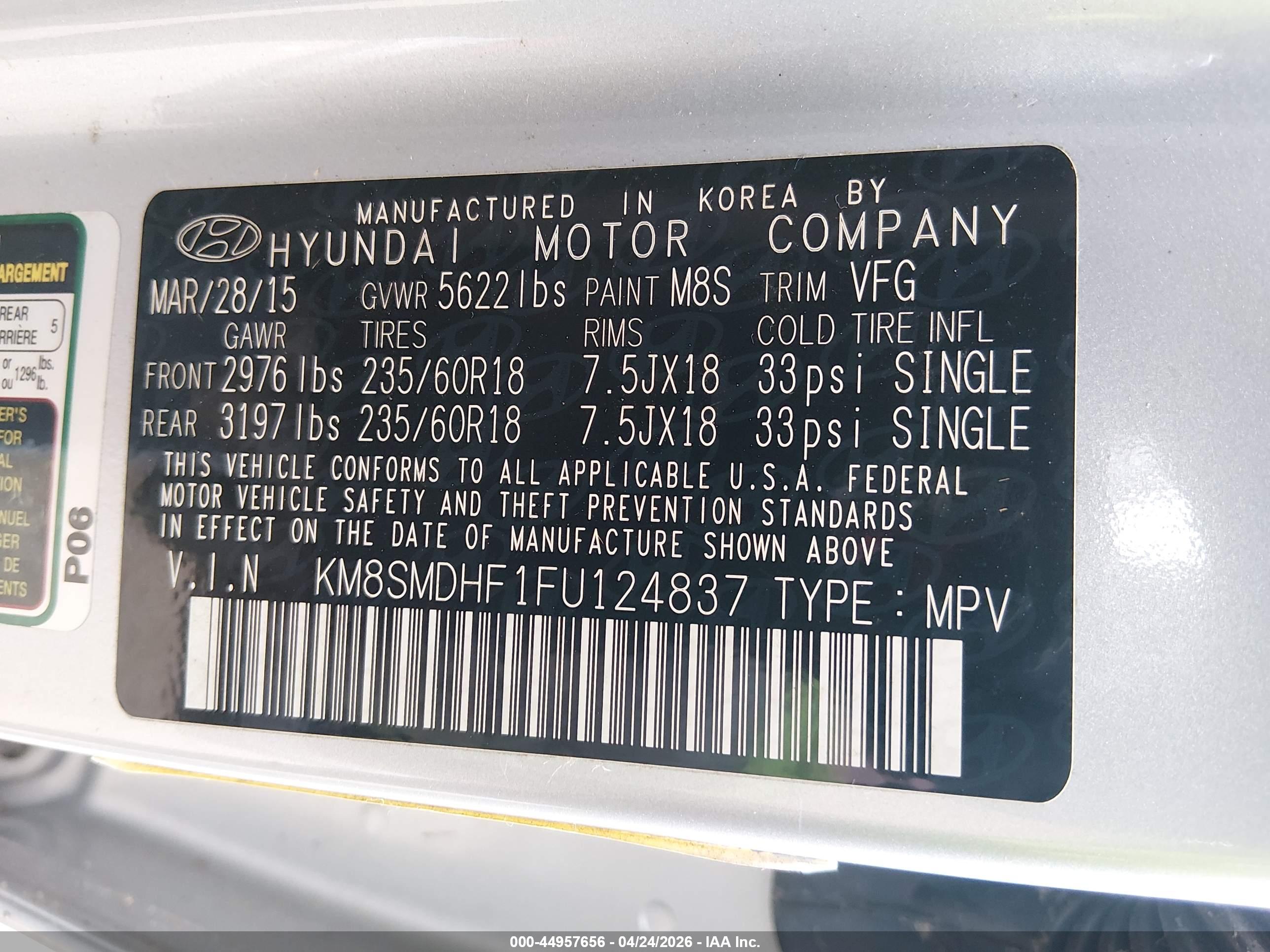 HYUNDAI SANTA image 9