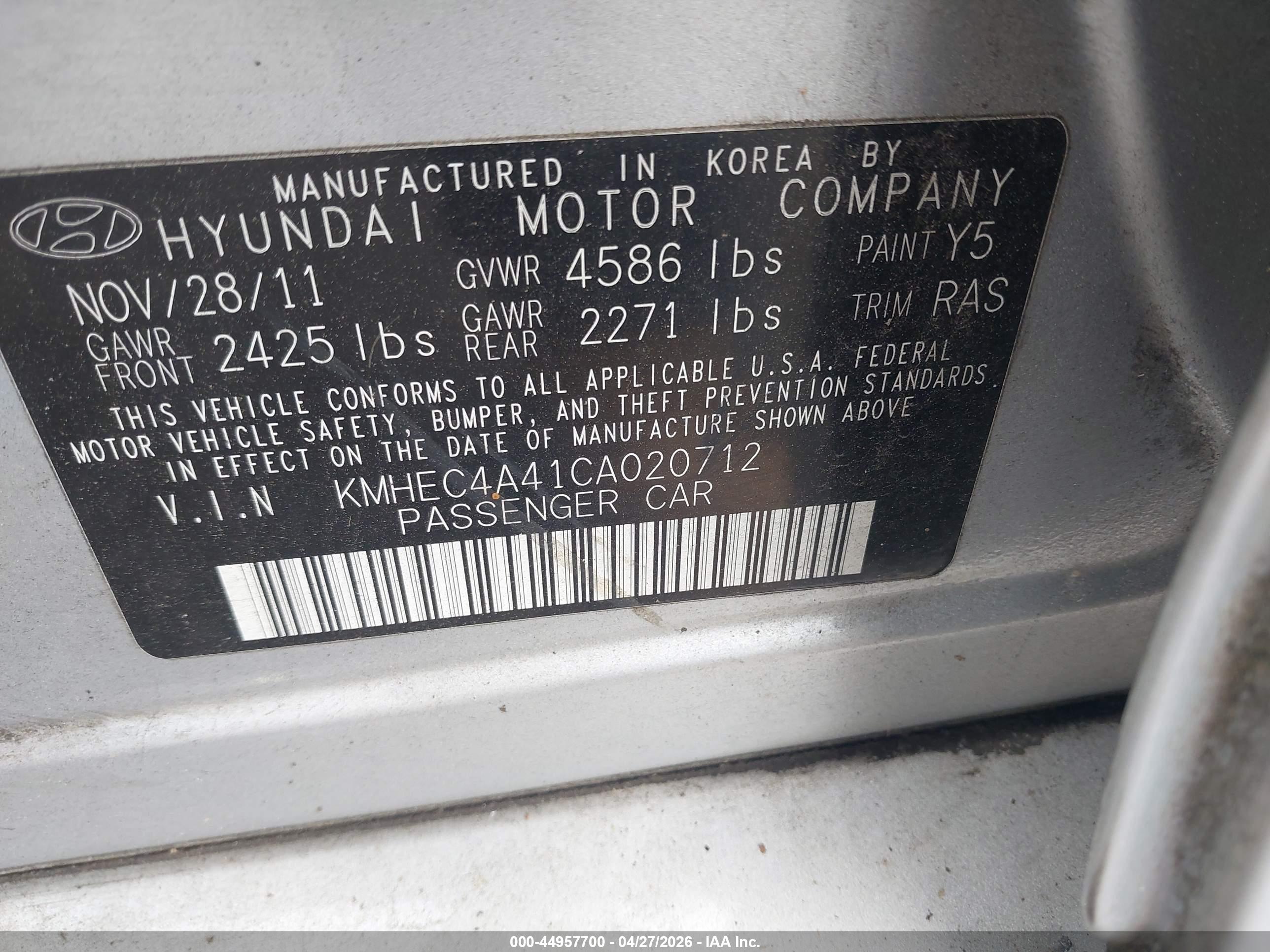 HYUNDAI SONATA image 9