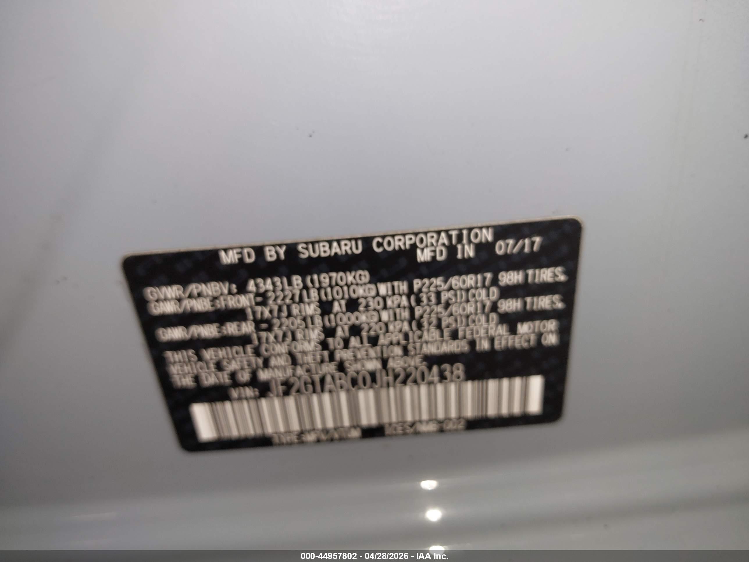 SUBARU CROSSTREK image 9