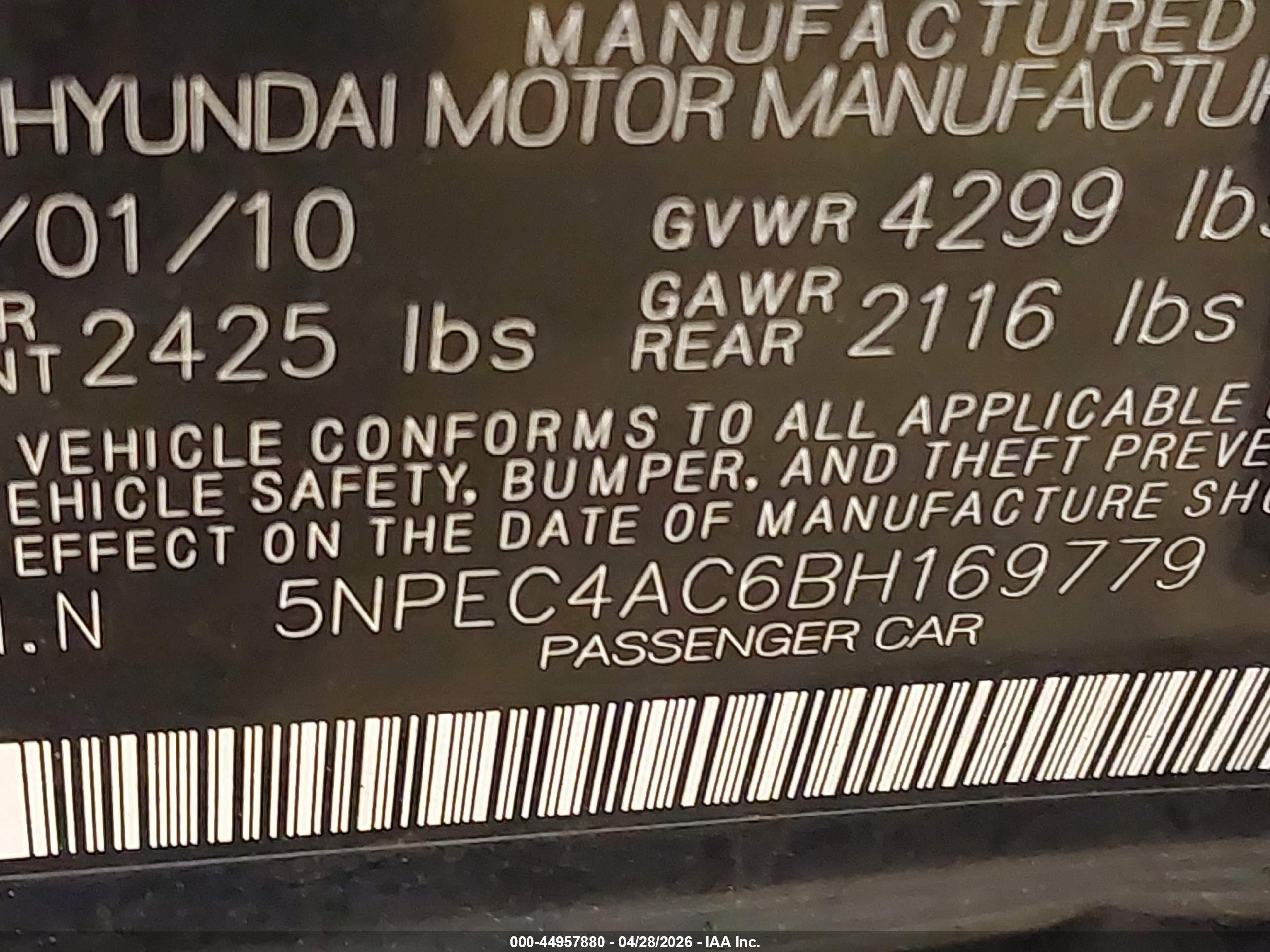 HYUNDAI SONATA image 9