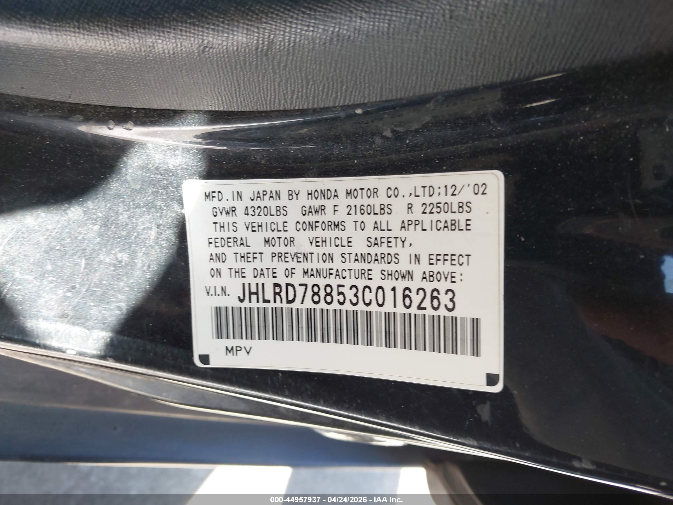 HONDA CR-V image 9