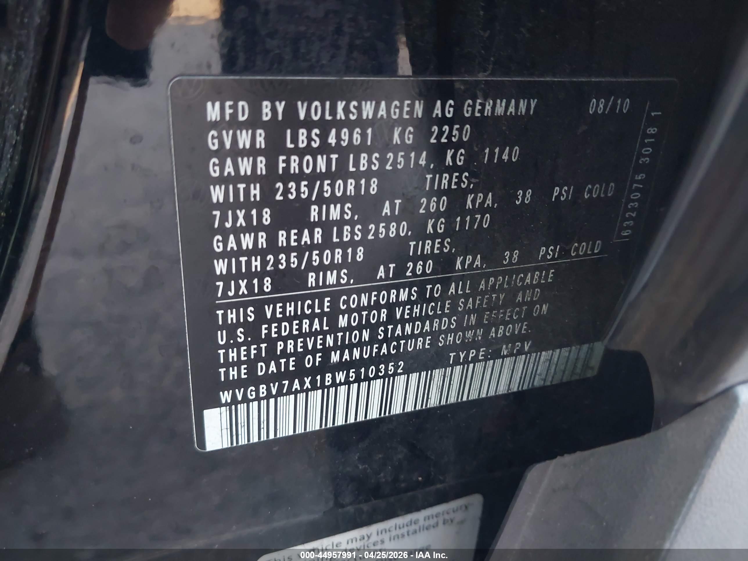 VOLKSWAGEN TIGUAN image 9
