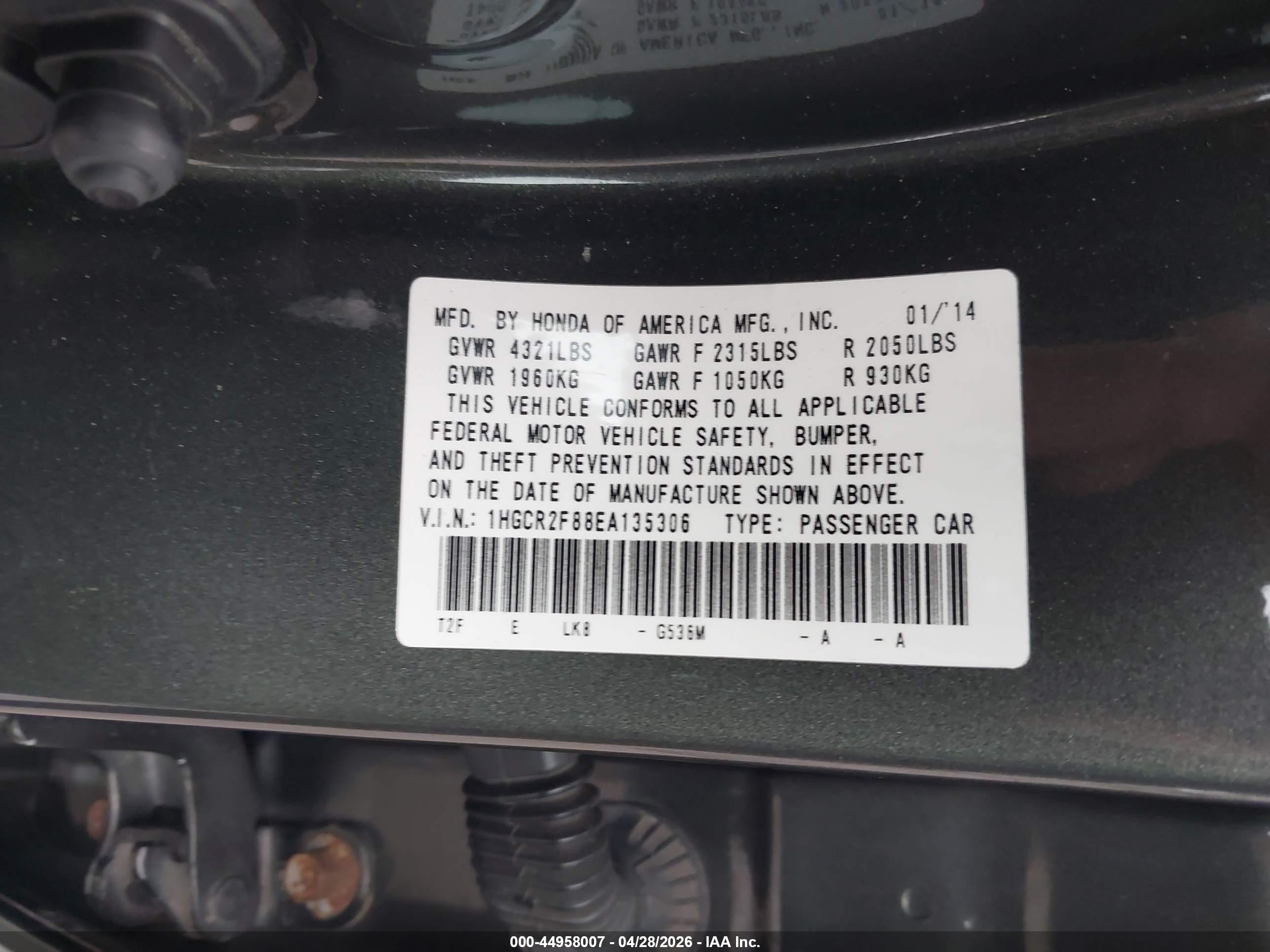 HONDA ACCORD image 9