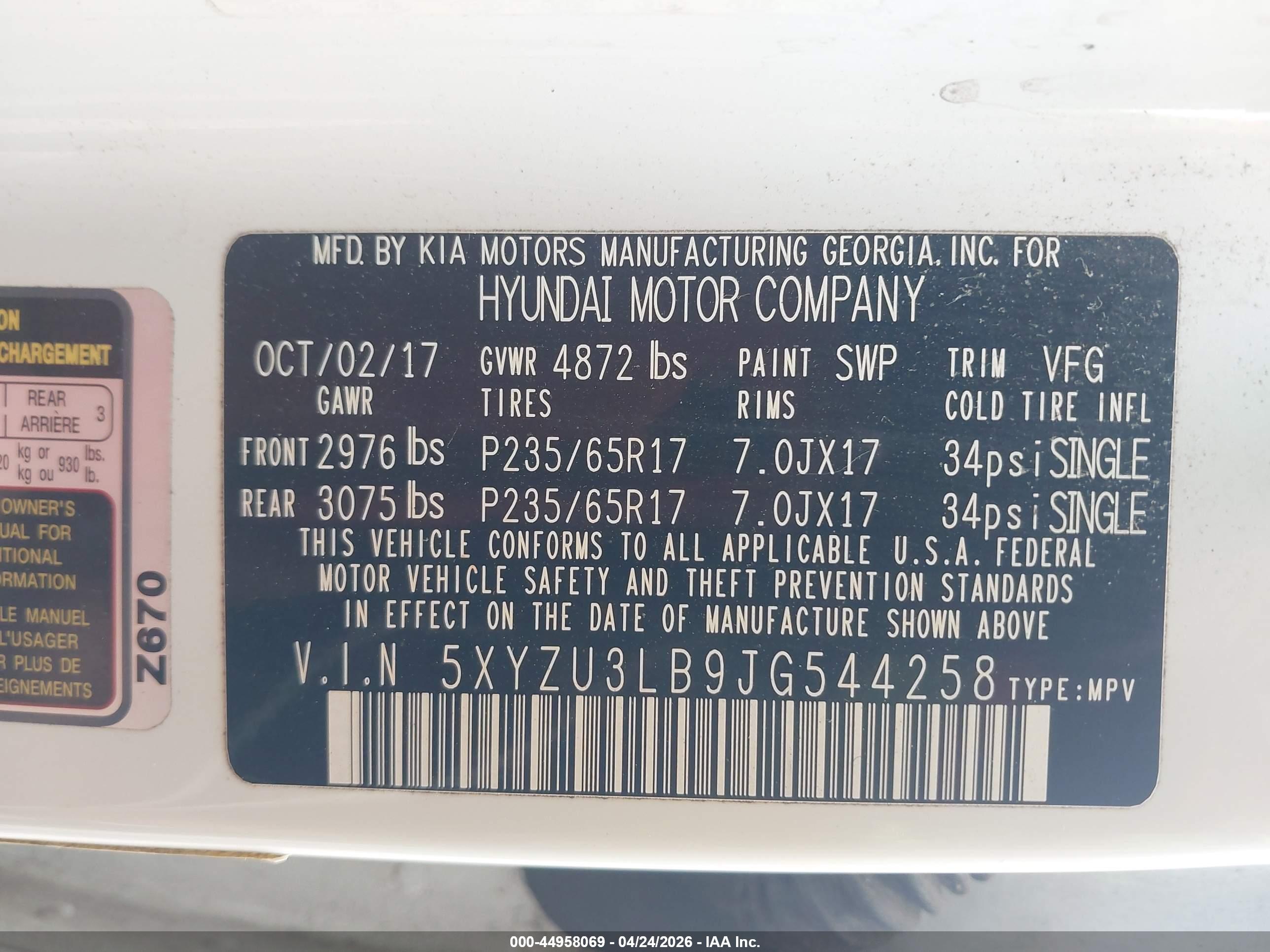 HYUNDAI SANTA image 9