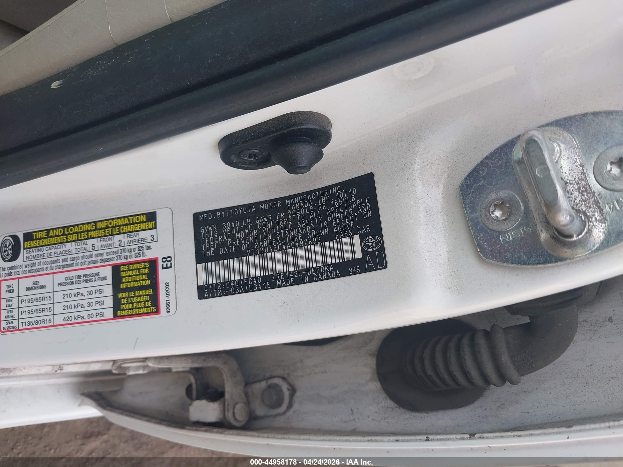 TOYOTA COROLLA image 9
