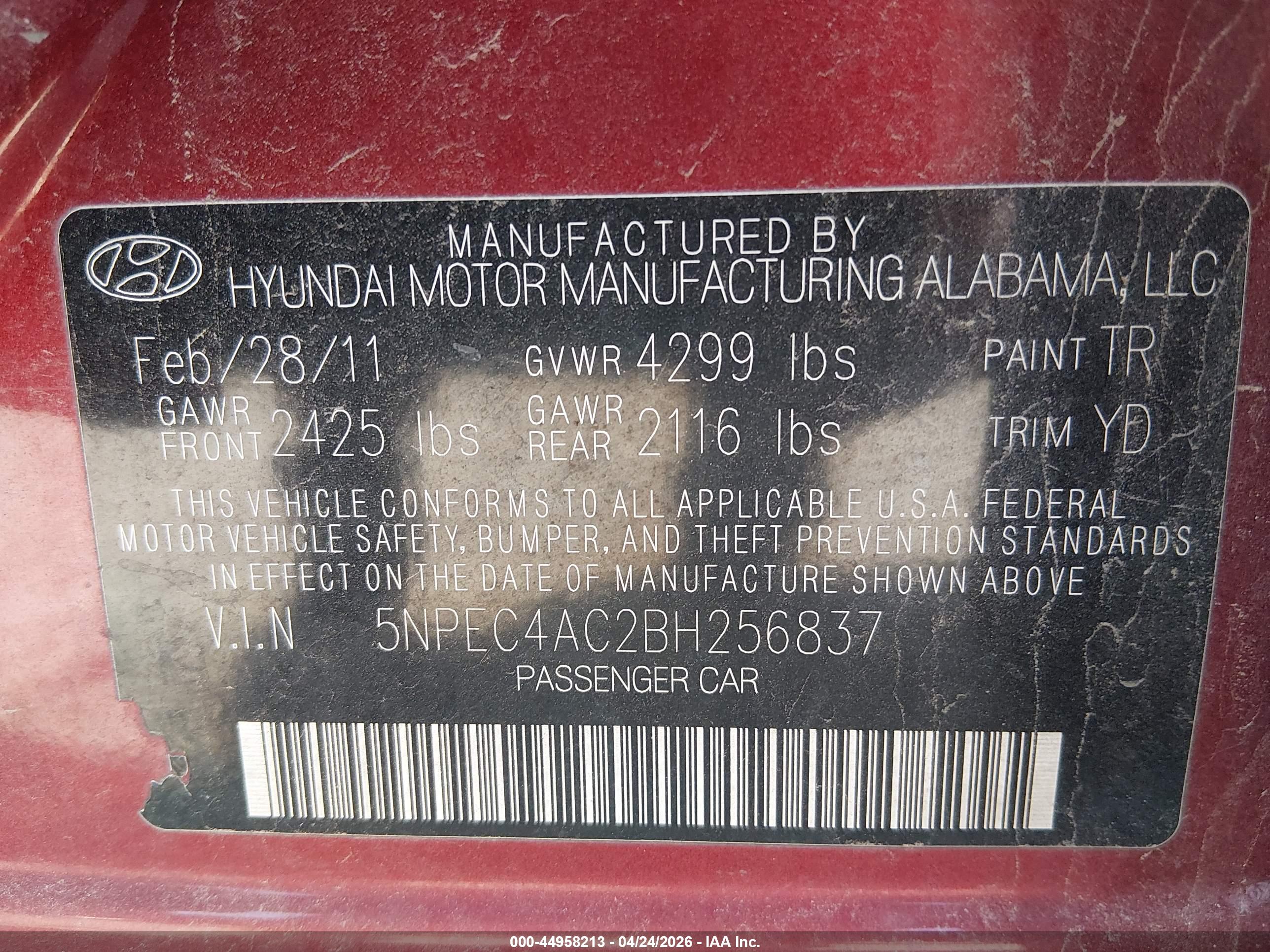 HYUNDAI SONATA image 9