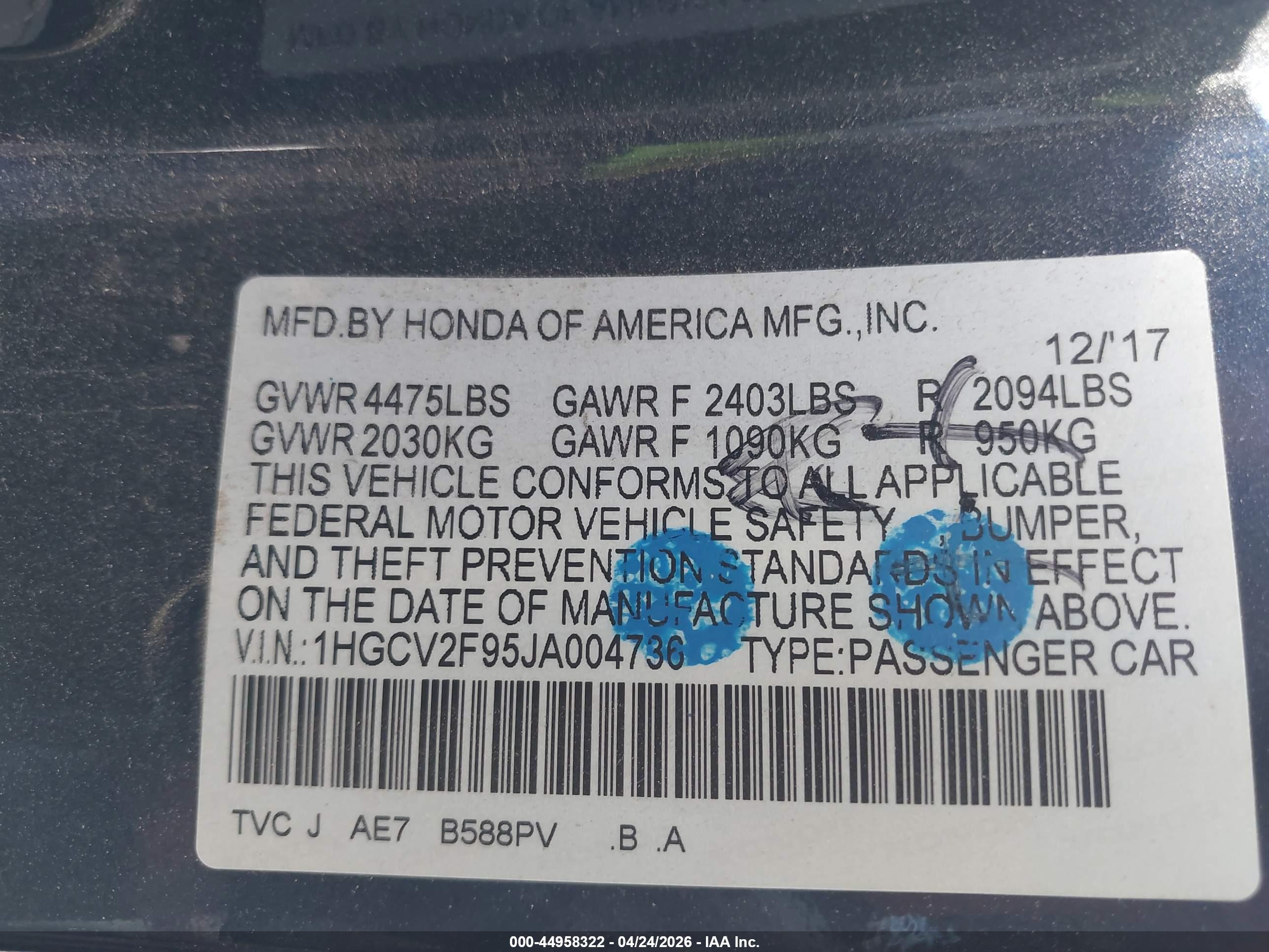 HONDA ACCORD image 9