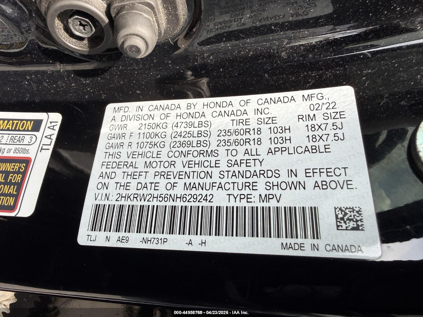 HONDA CR-V image 9