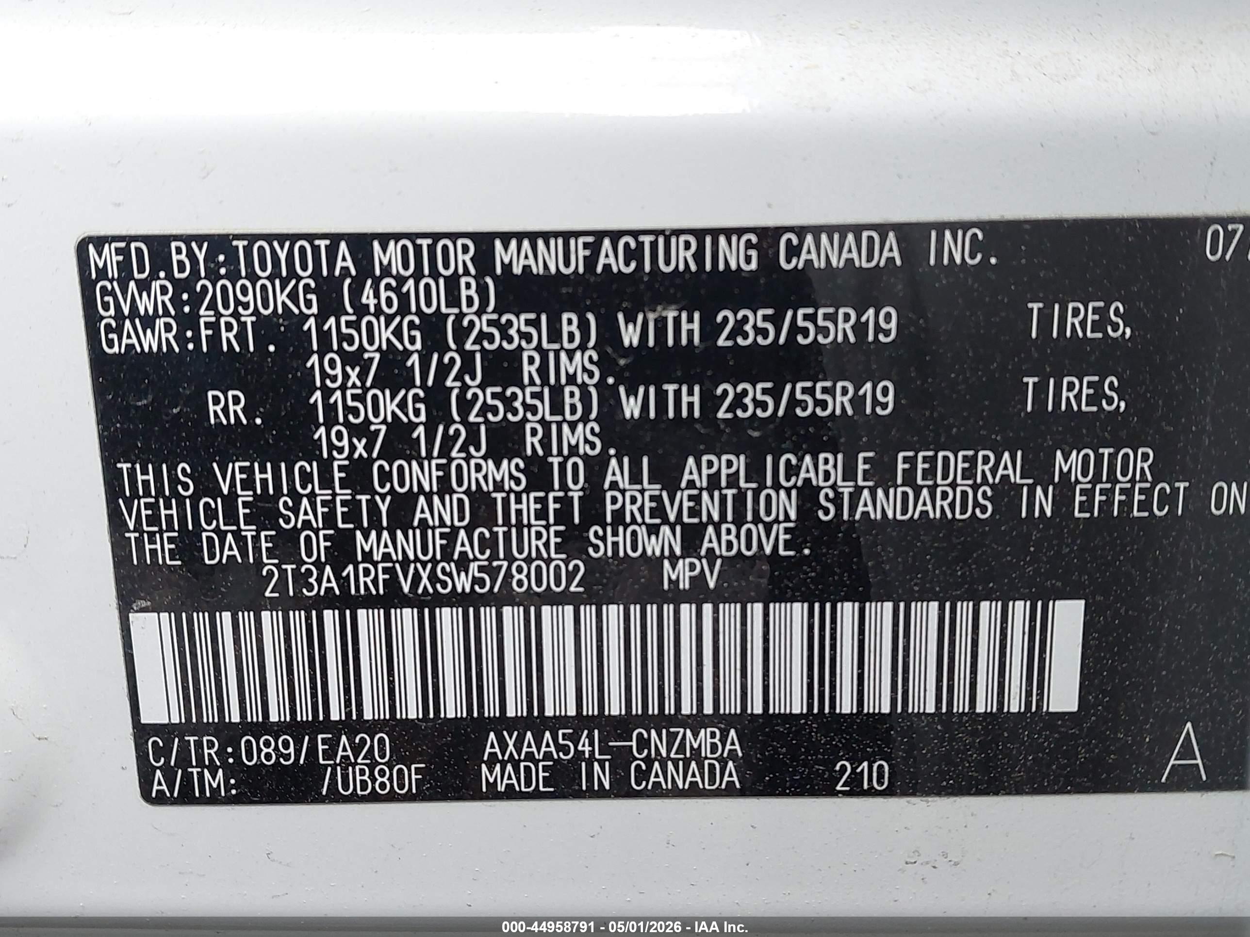 TOYOTA RAV4 image 9