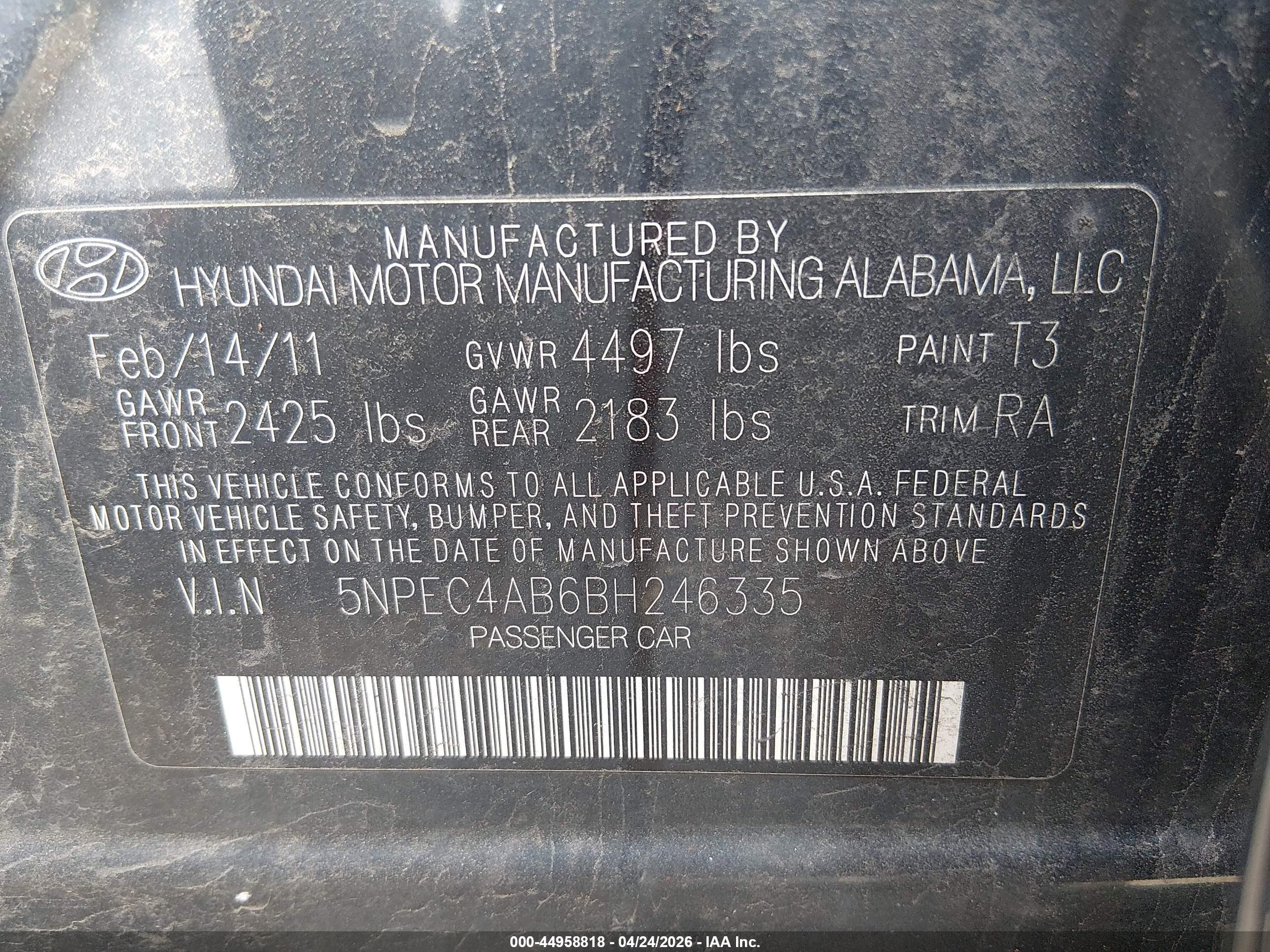 HYUNDAI SONATA image 9