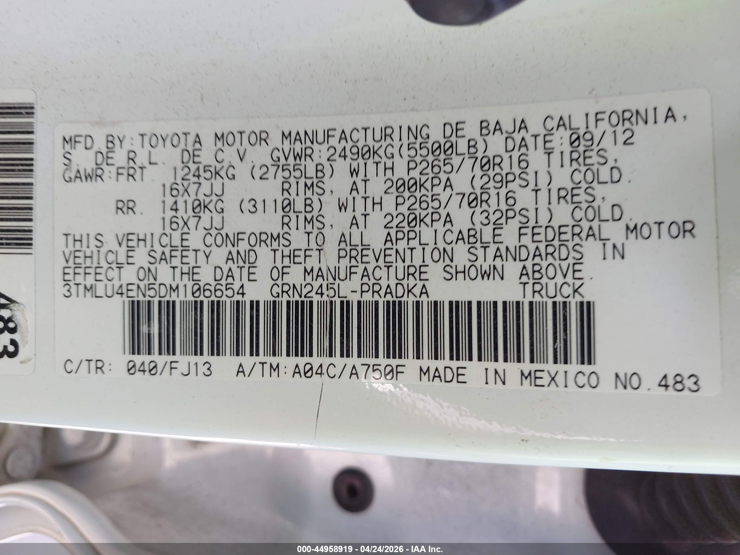 TOYOTA TACOMA image 9