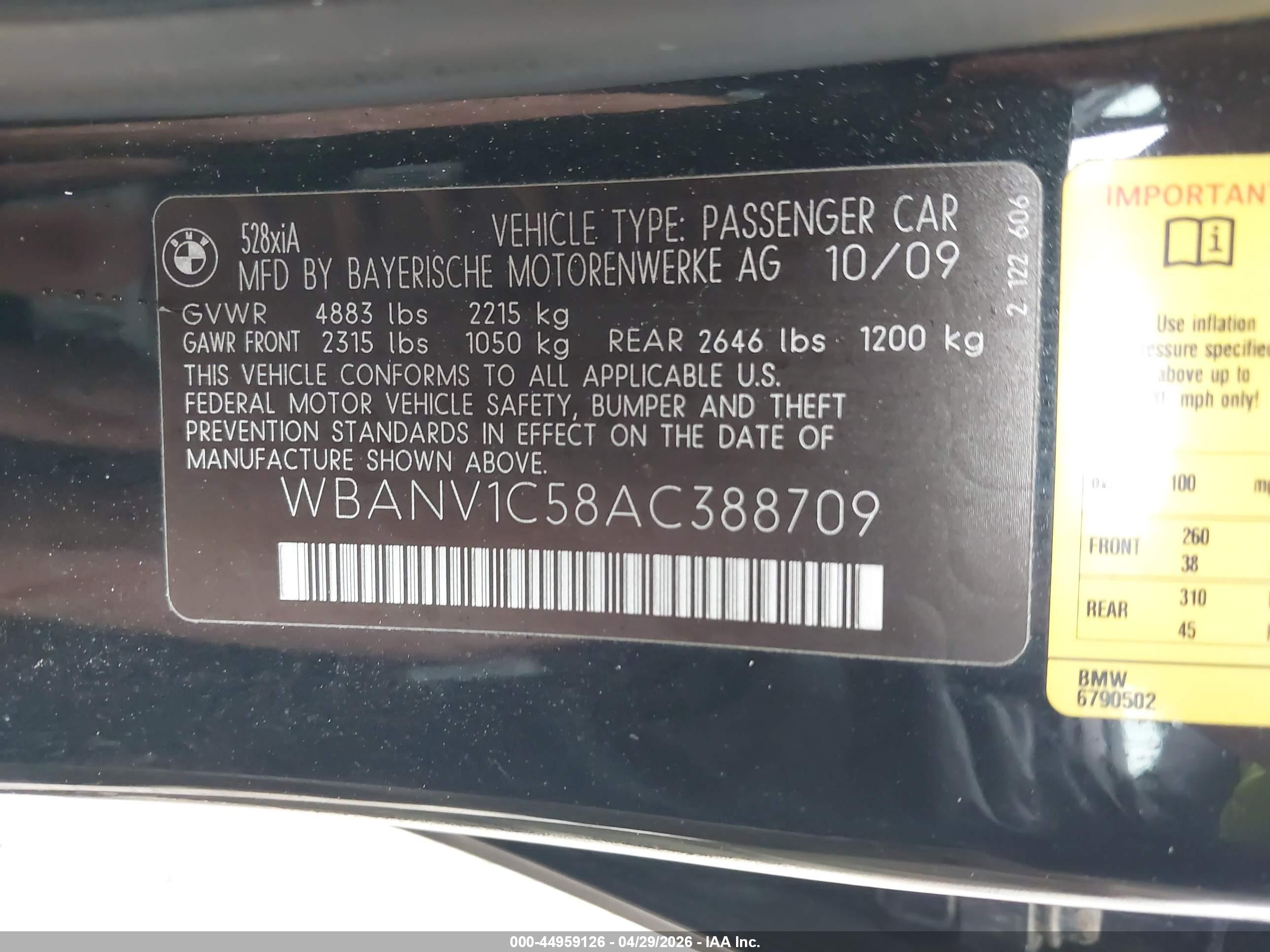 BMW 528I image 9