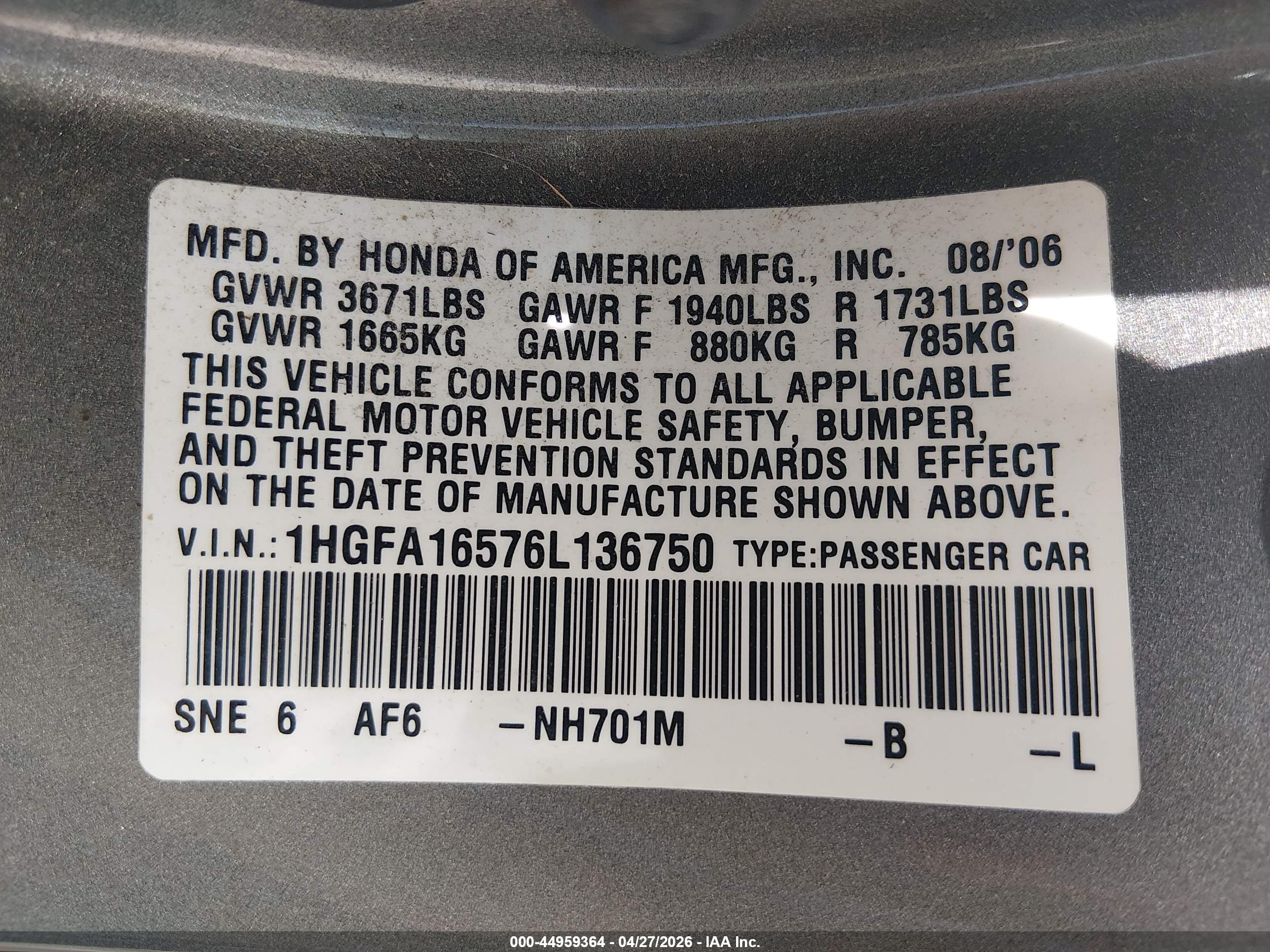 HONDA CIVIC image 9