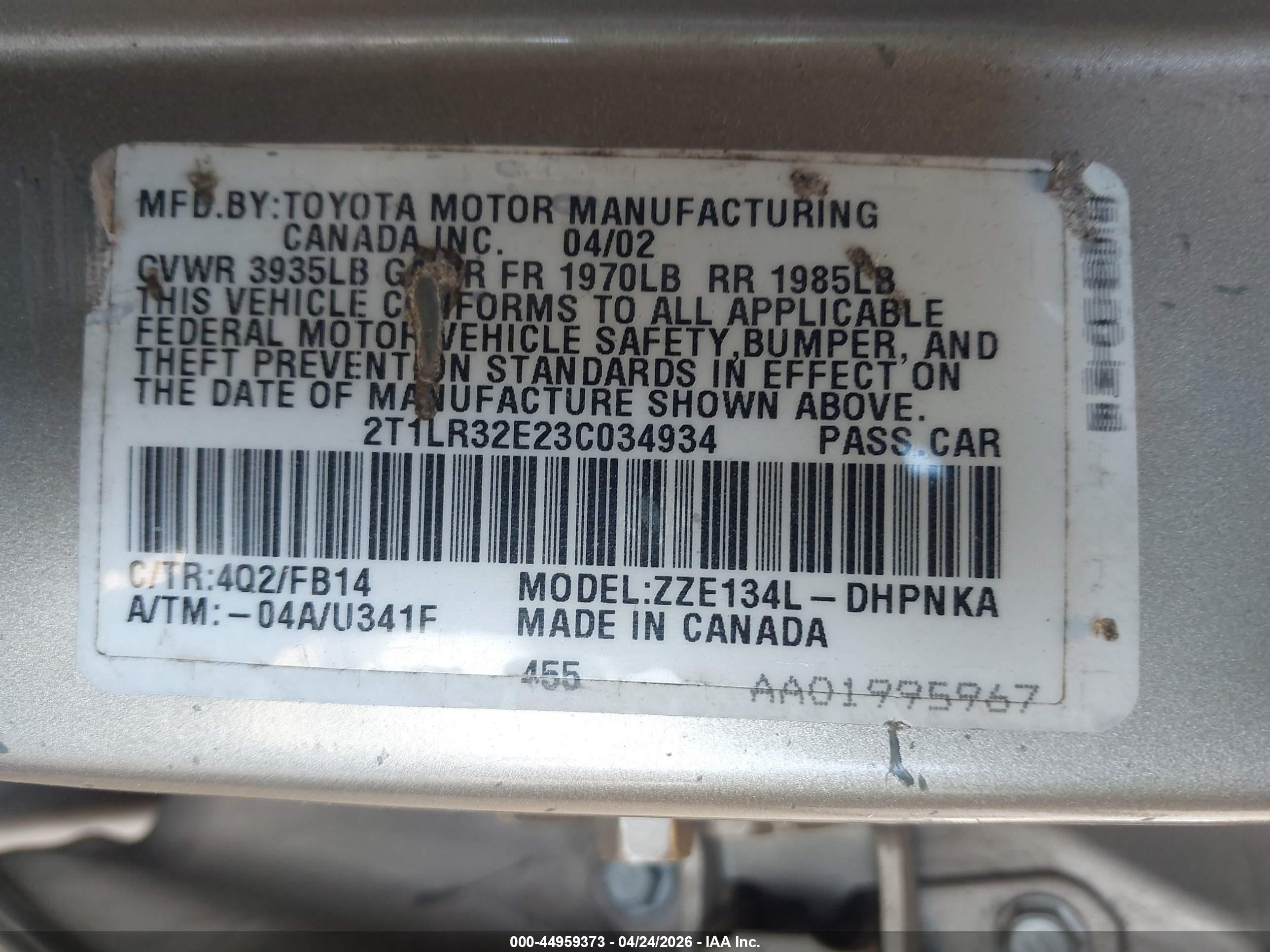 TOYOTA MATRIX image 9