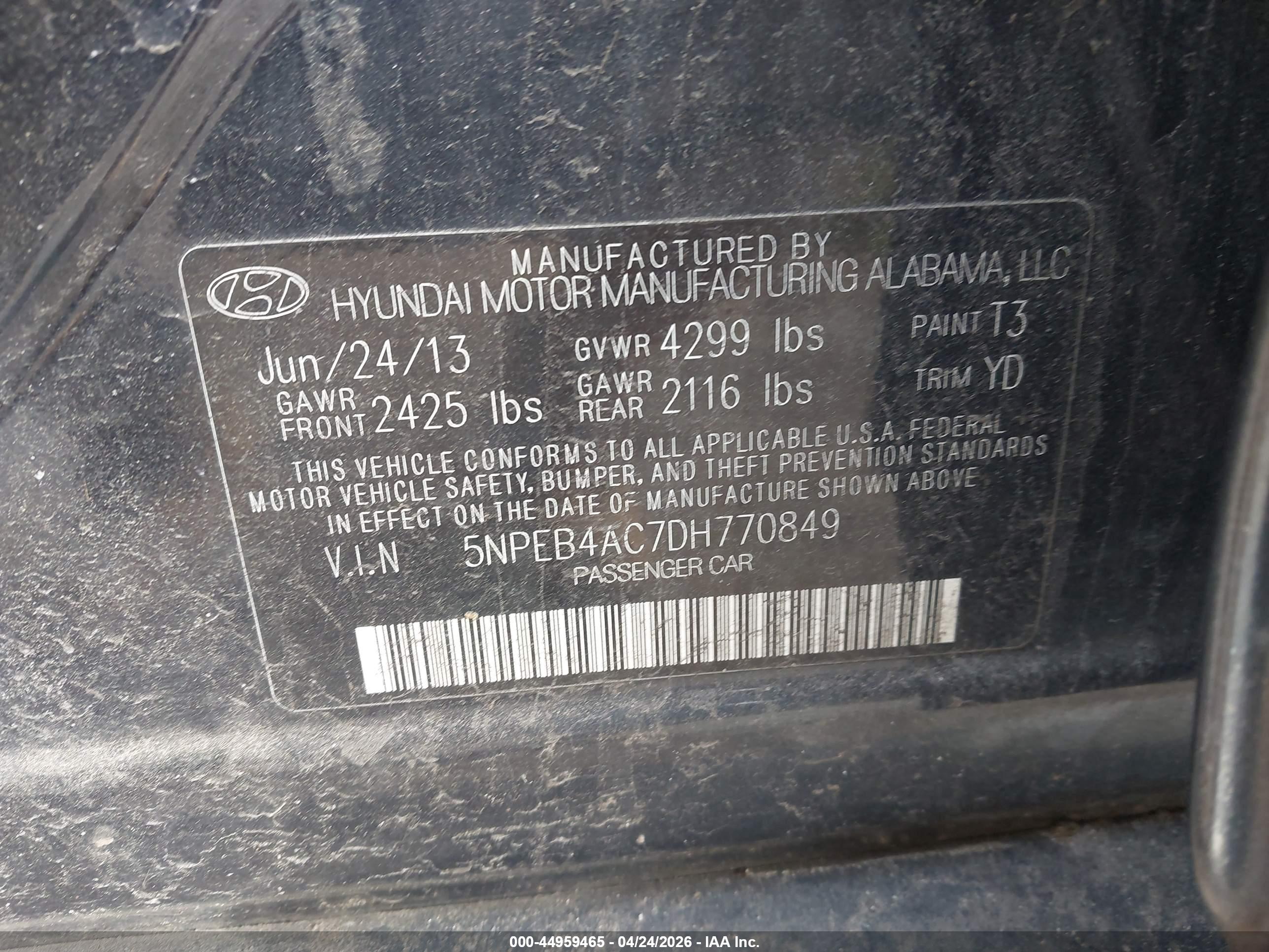 HYUNDAI SONATA image 9