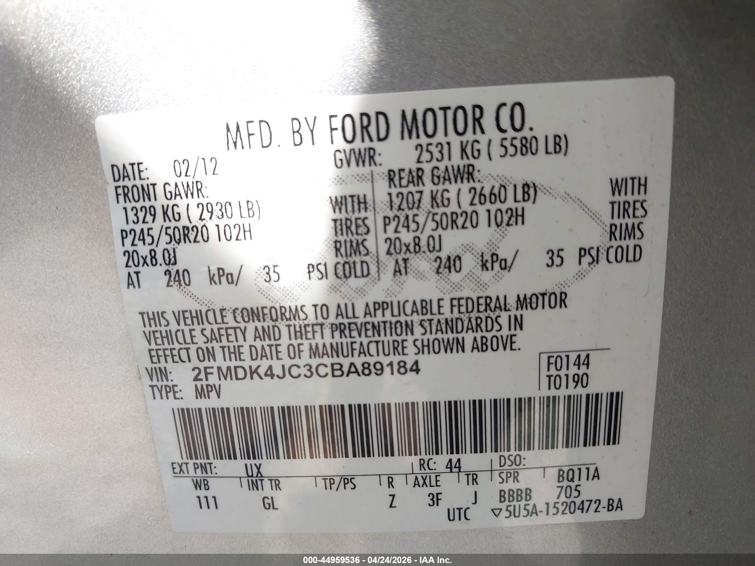 FORD EDGE image 9