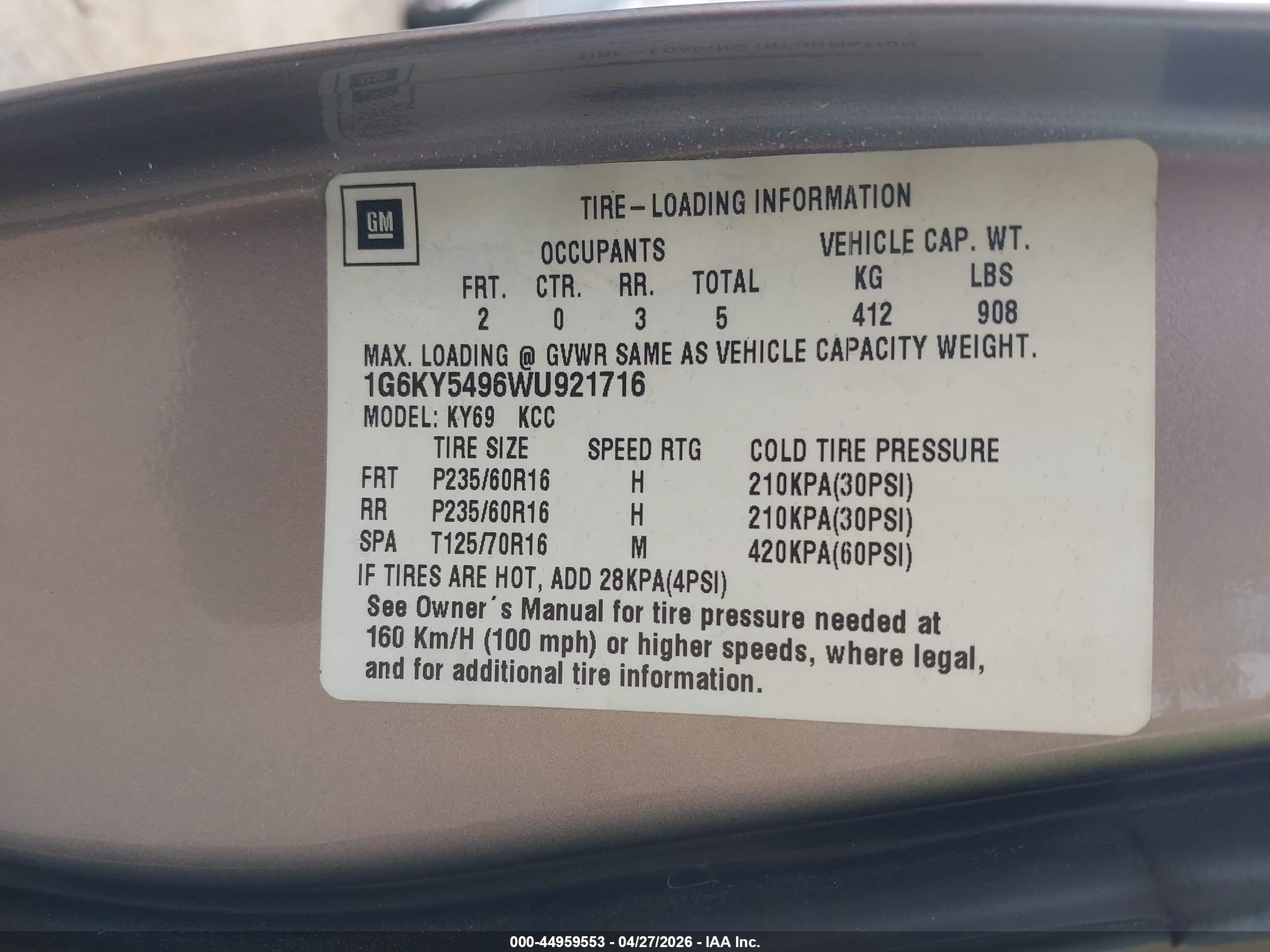 CADILLAC SEVILLE image 9