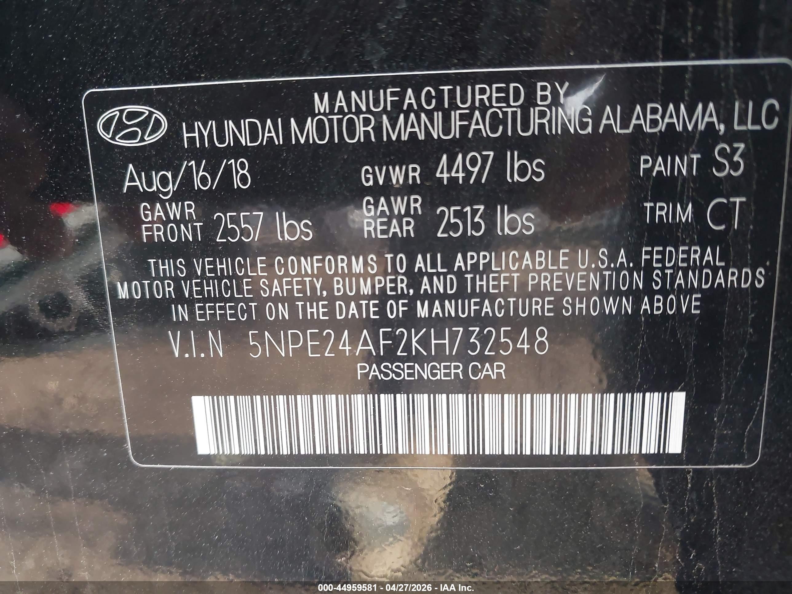 HYUNDAI SONATA image 9