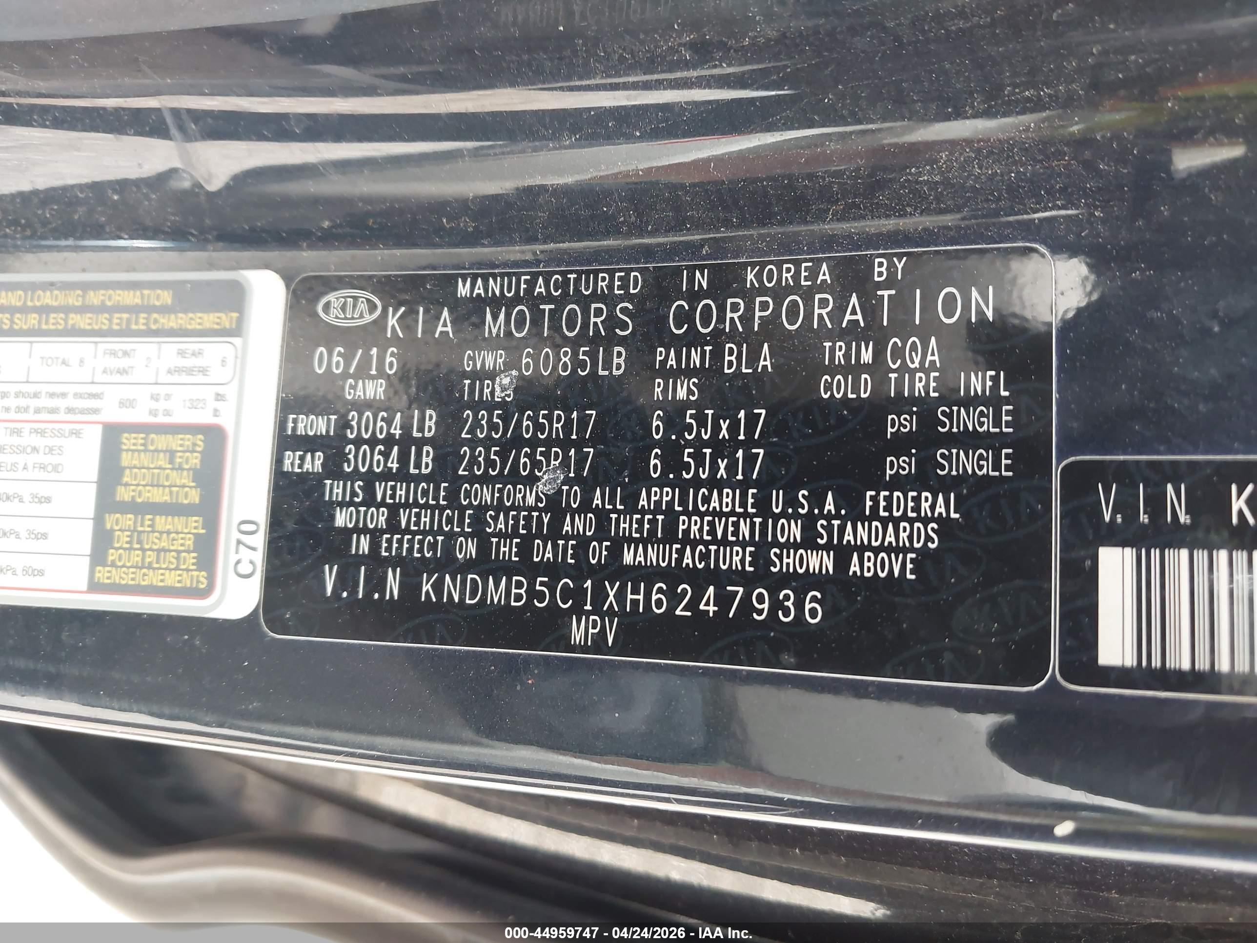 KIA SEDONA image 9