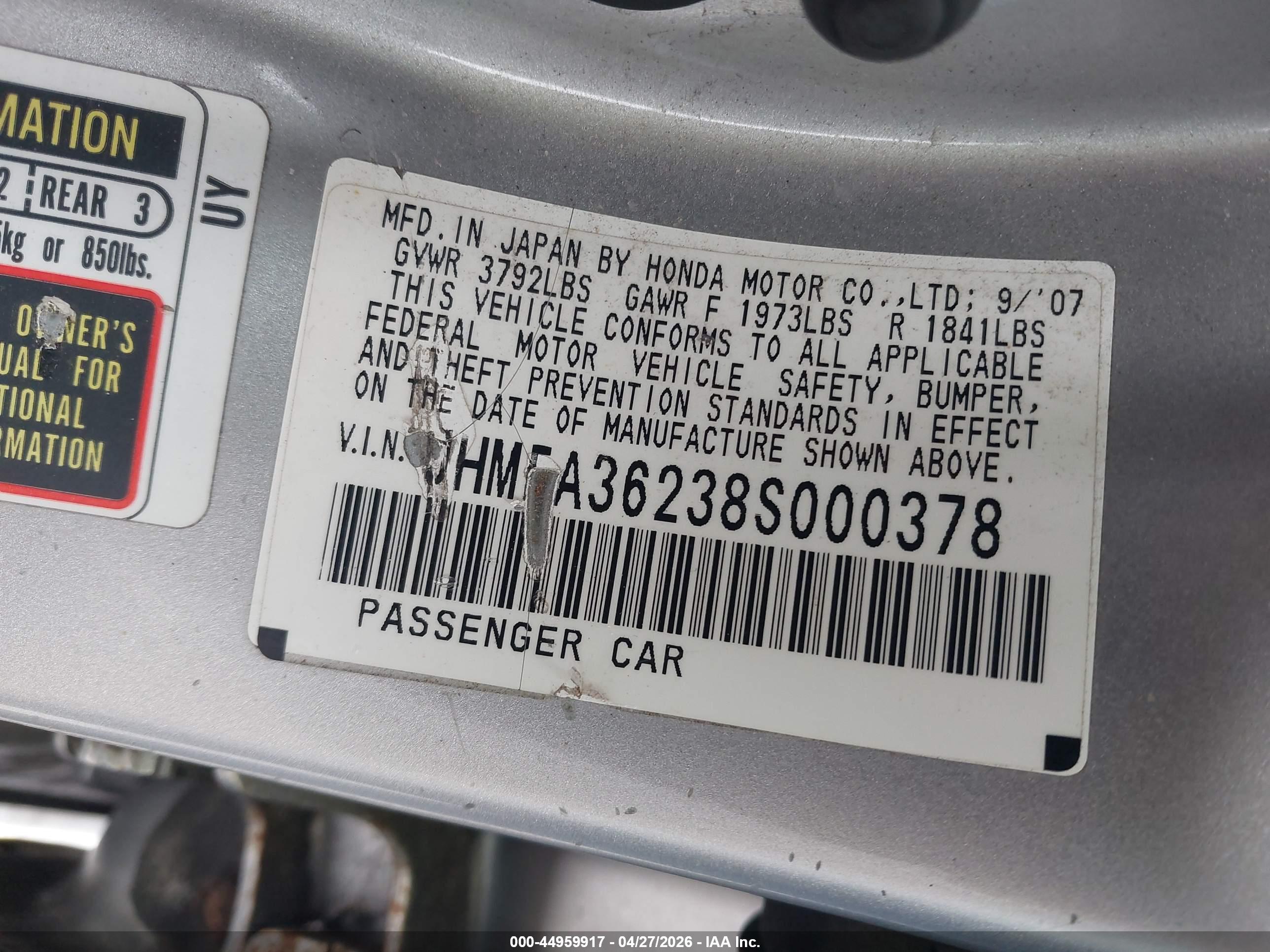 HONDA CIVIC image 9