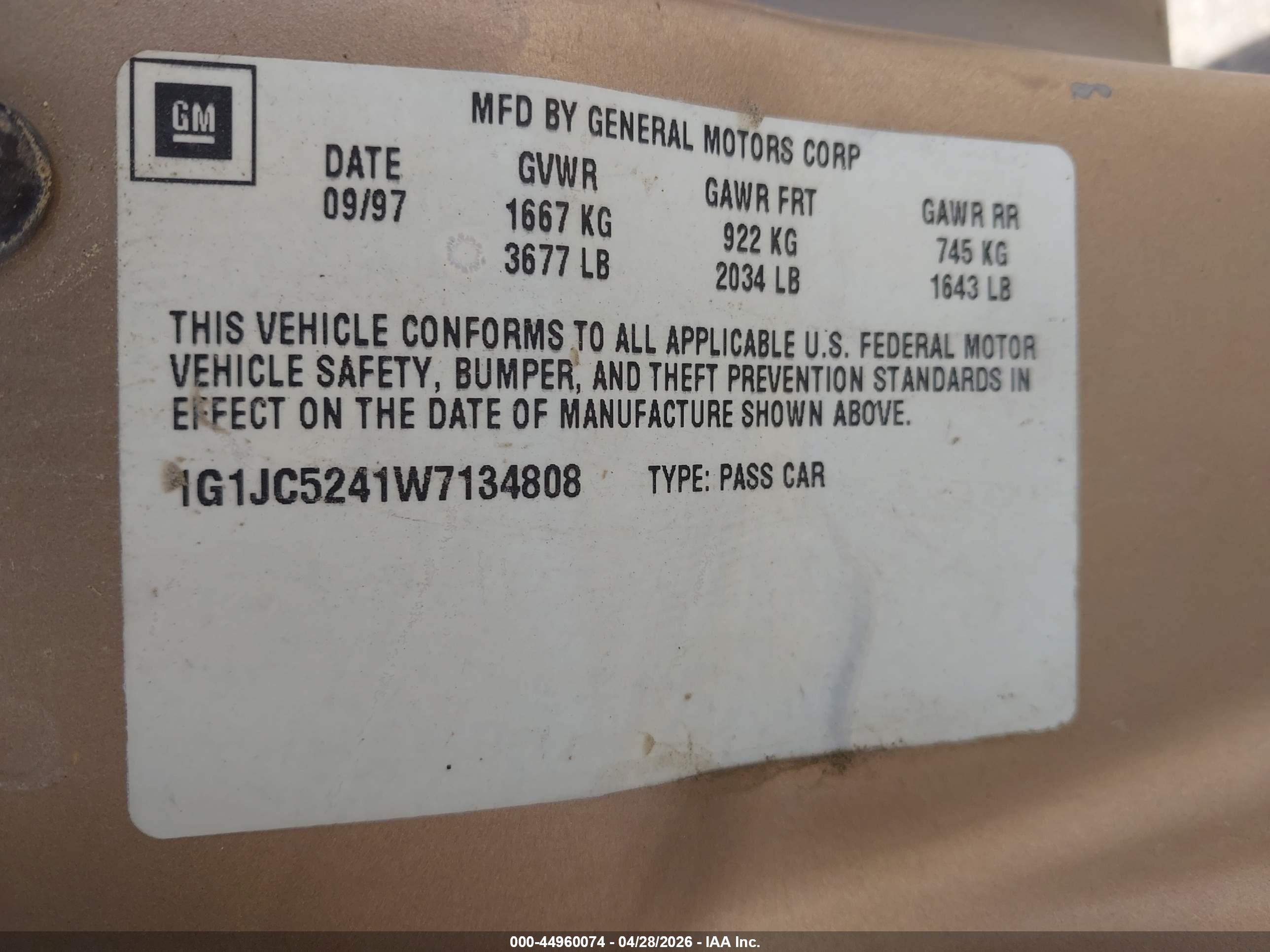 CHEVROLET CAVALIER image 9