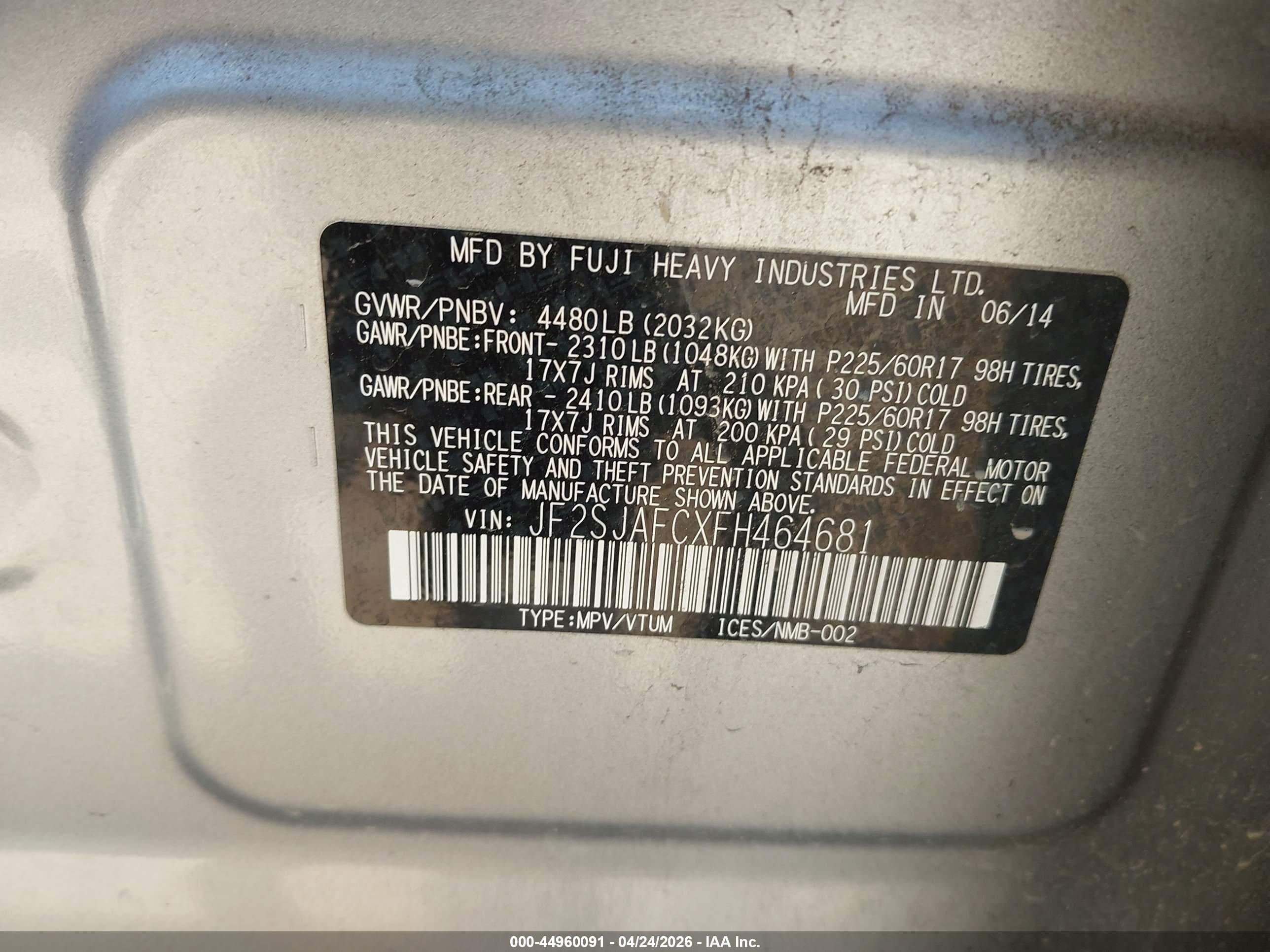 SUBARU FORESTER image 9
