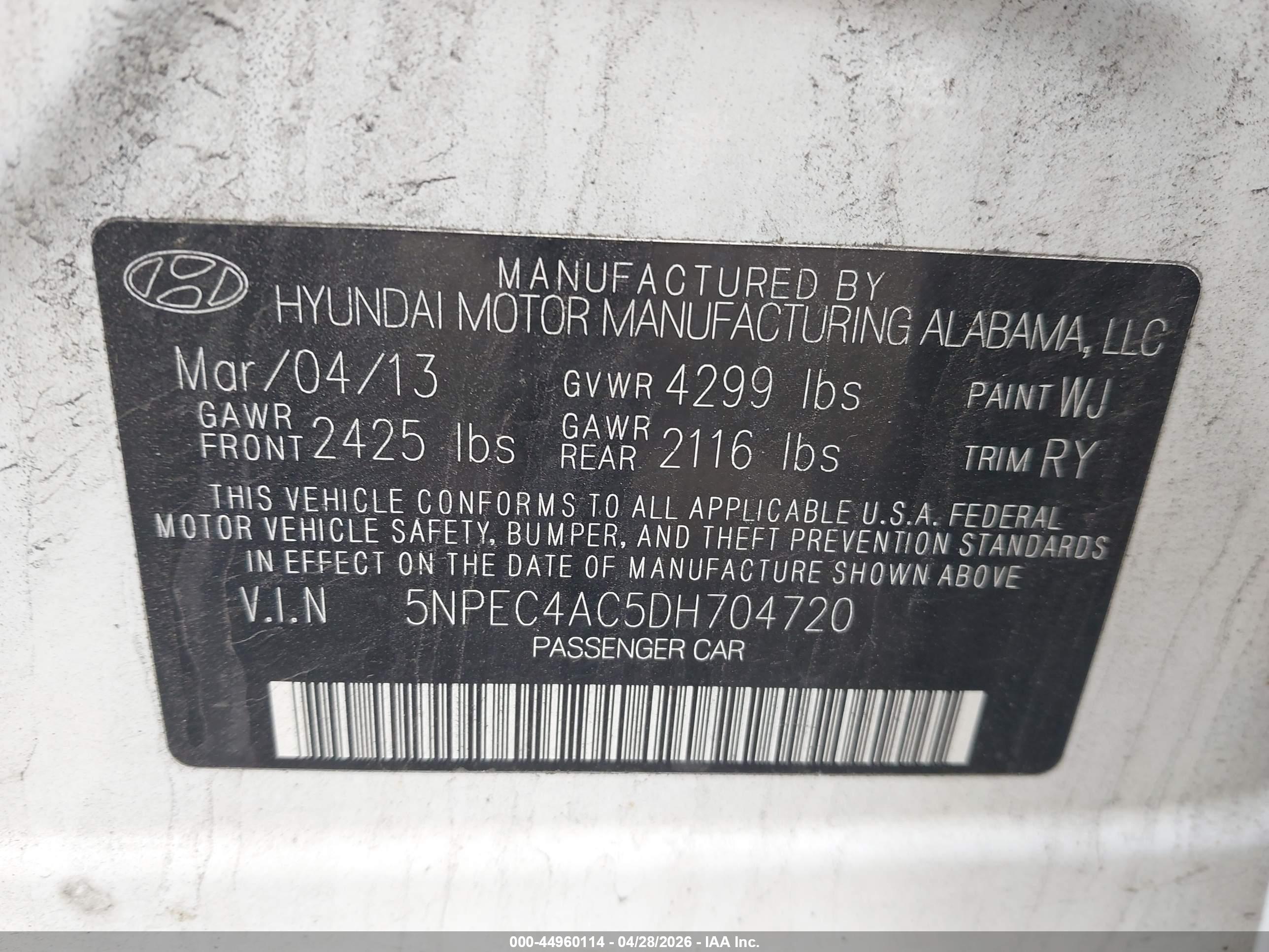 HYUNDAI SONATA image 9