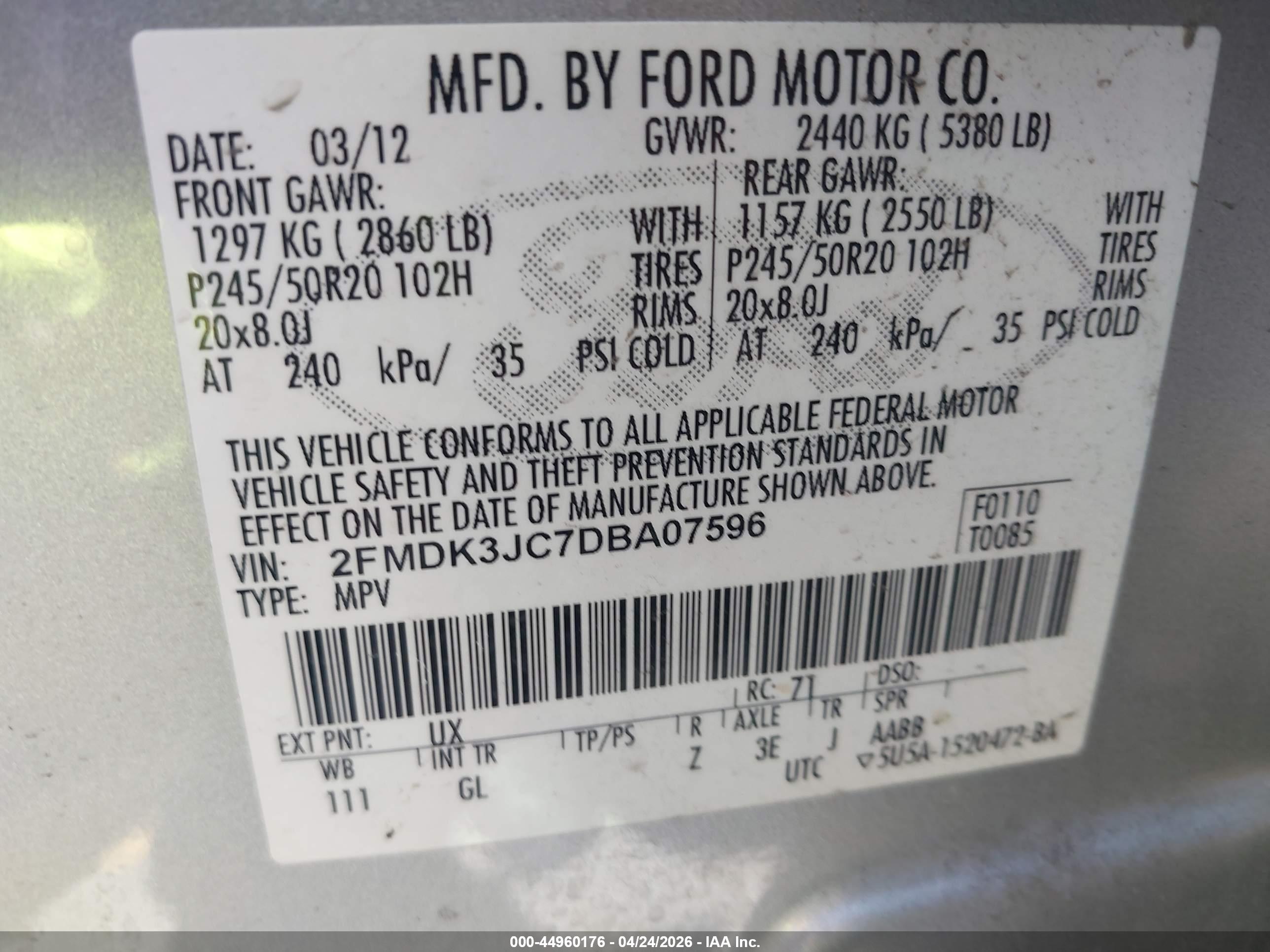 FORD EDGE image 9