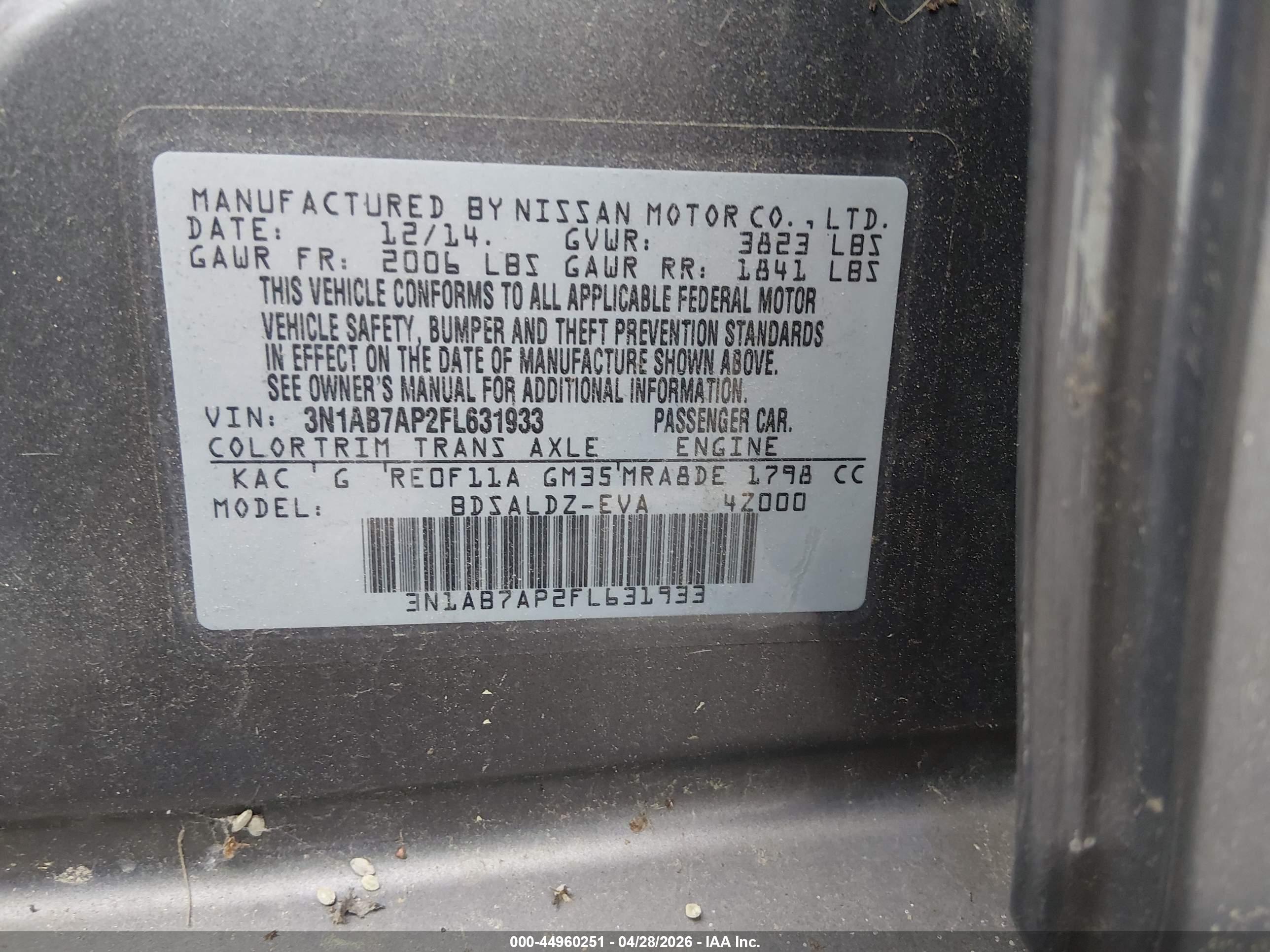 NISSAN SENTRA image 9