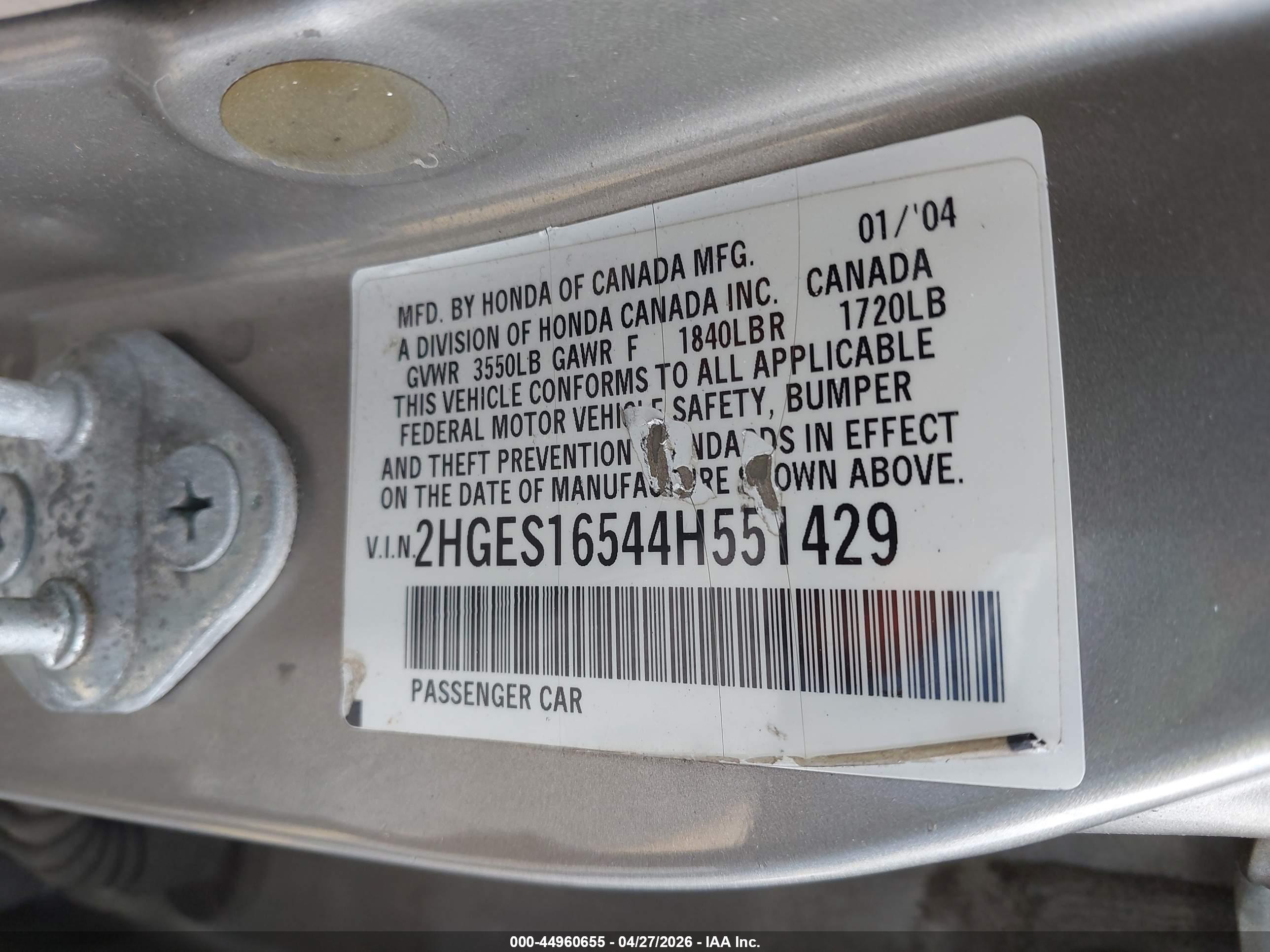 HONDA CIVIC image 9
