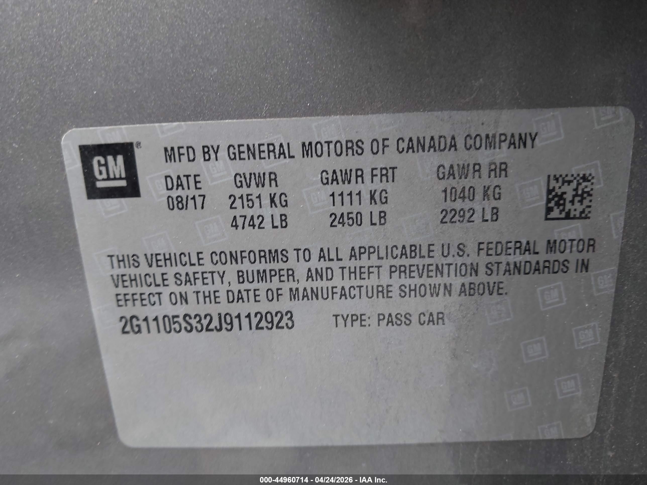 CHEVROLET IMPALA image 9